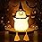Attivolife Duck Night Light for Kids, LED Bedside Table Silicone Lamp, Timer Dimmable Animal Magician Touch Control Nursery Portable, Halloween Birthday Gift for Boy Girl (Bat Wing)