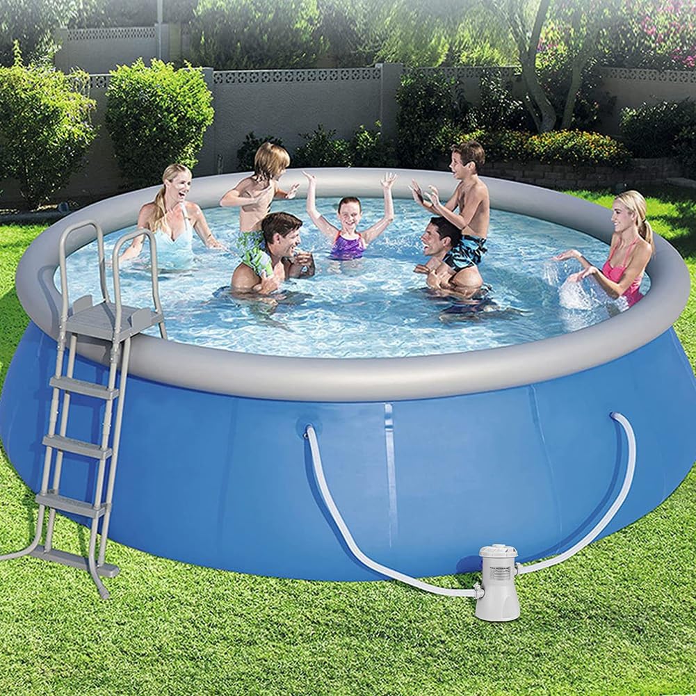 Kit de bomba de filtro para piscina superior, 300 galones, bomba de filtro para piscina doméstica, potente bomba de filtro de piscina, enchufe UE
