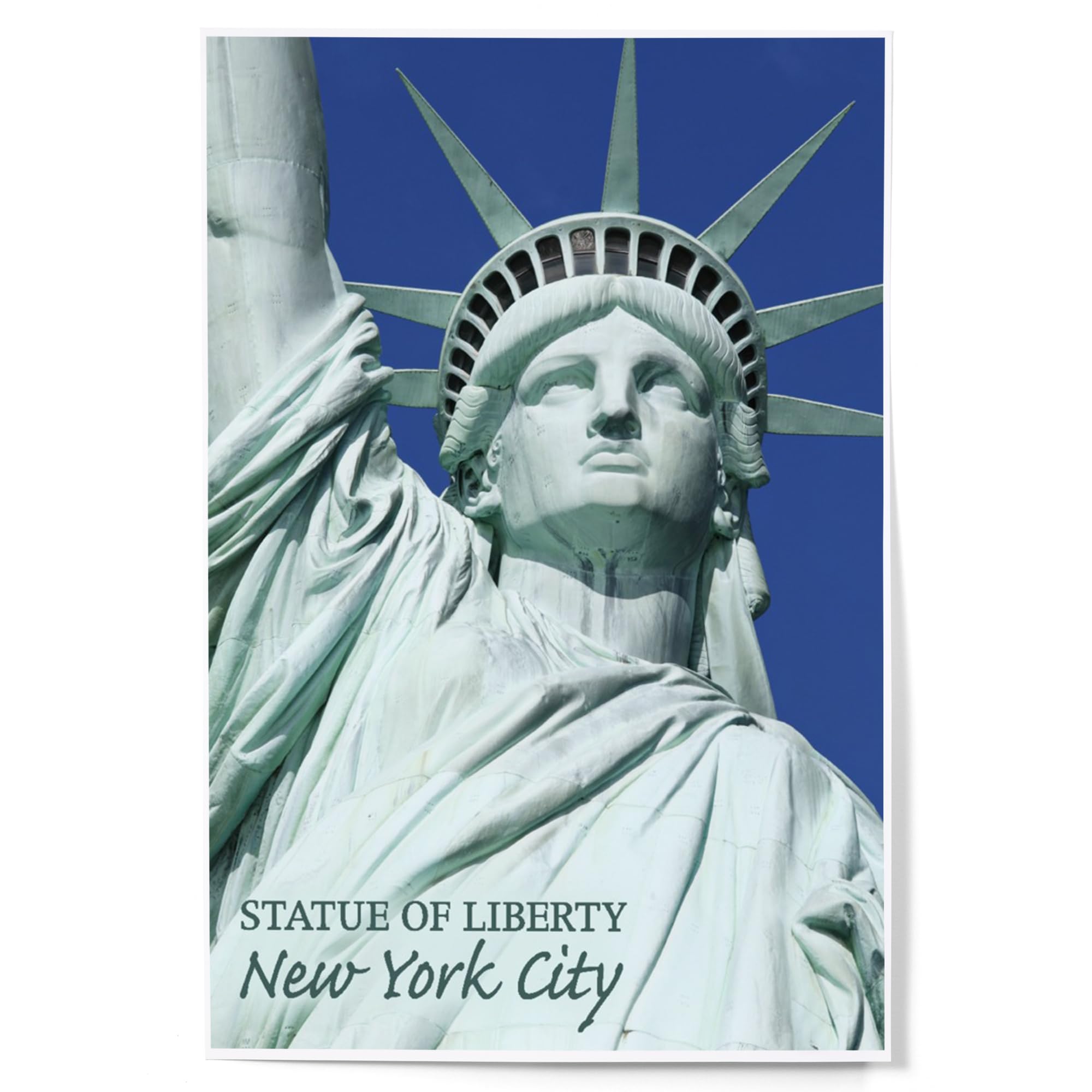 Amazon.com: Lantern Press Statue of Liberty Bust, New York City