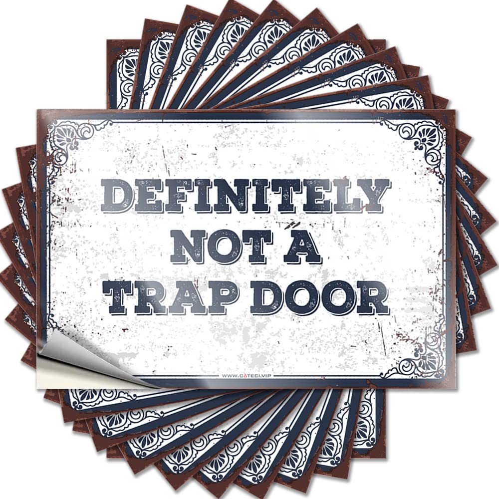 Tattoo Funky, Texas Door Definitely Not A Trap Door | Best(8X12CM)