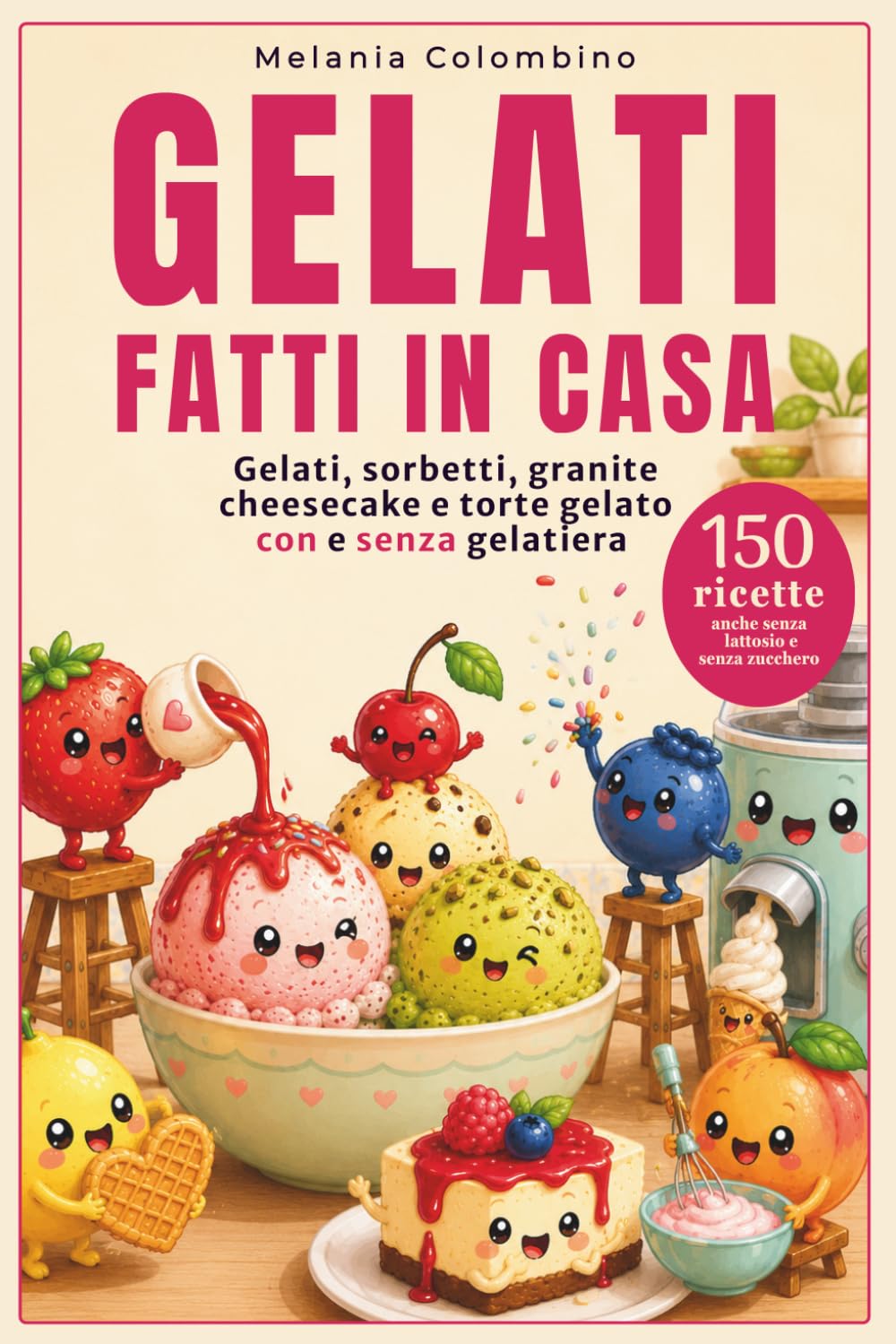GELATI FATTI IN CASA: Gelati, Sorbetti, Granite, Cheesecake e Torte Gelato con e senza Gelatiera (FATTO IN CASA CON AMORE)