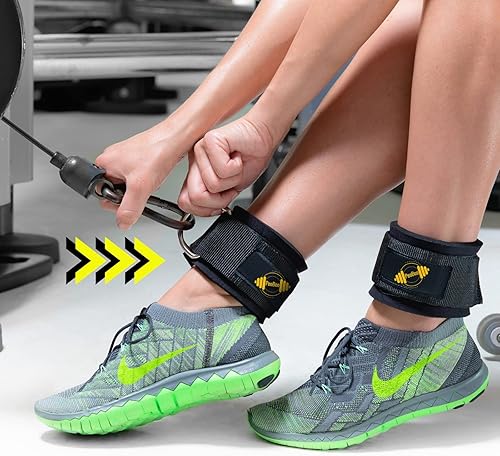 Miniatura 3 de PeoBeo Correa de tobillo para máquina de cable, accesorios para gimnasio, correas de tobillo para máquinas de cable, correas de pie para máquina de