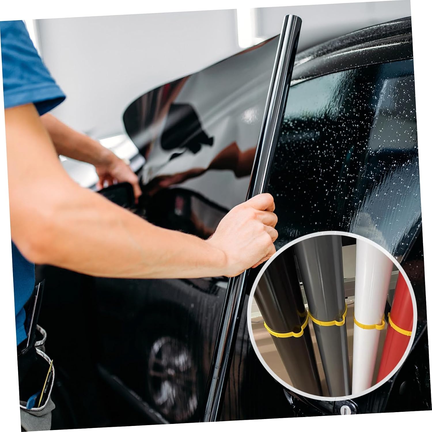 4pcs Vinyl Wrap Clips Yellow Clips for Car Decal Film Storage Material Prevents Vinyl Slippage for Auto Film Applications Convenient Tool for Easy Organization
