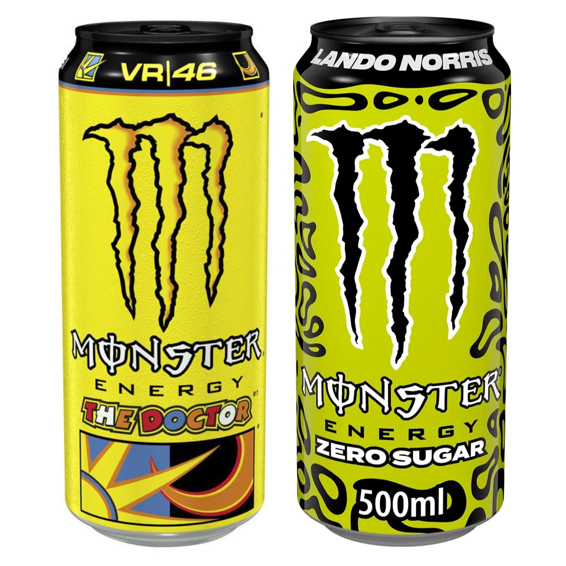 Monster Energy The Doctor VR/46 & Monster Energy Lando Norris Zero Sugar | 2 x 500ml | Imported-image-34