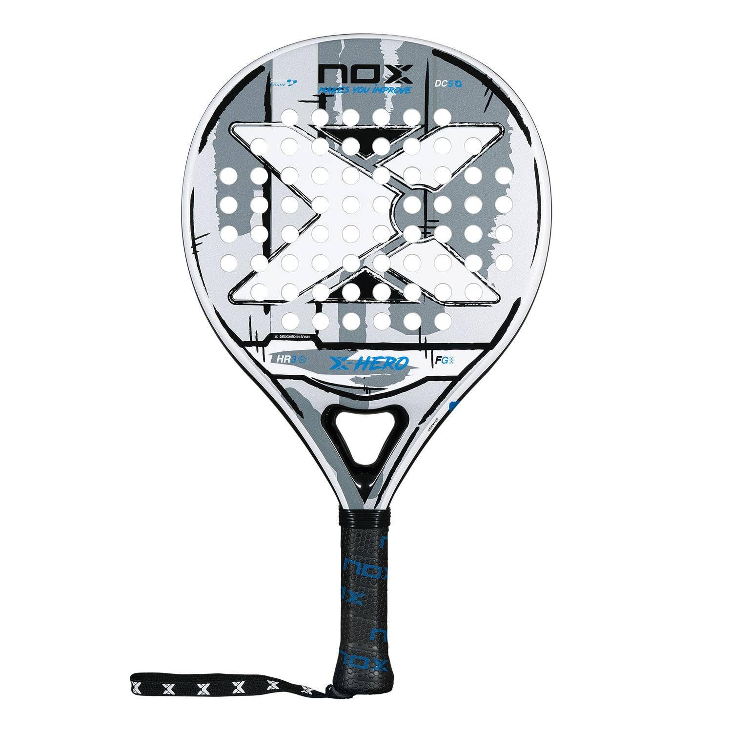 Nox X-Hero Padel Racket, White