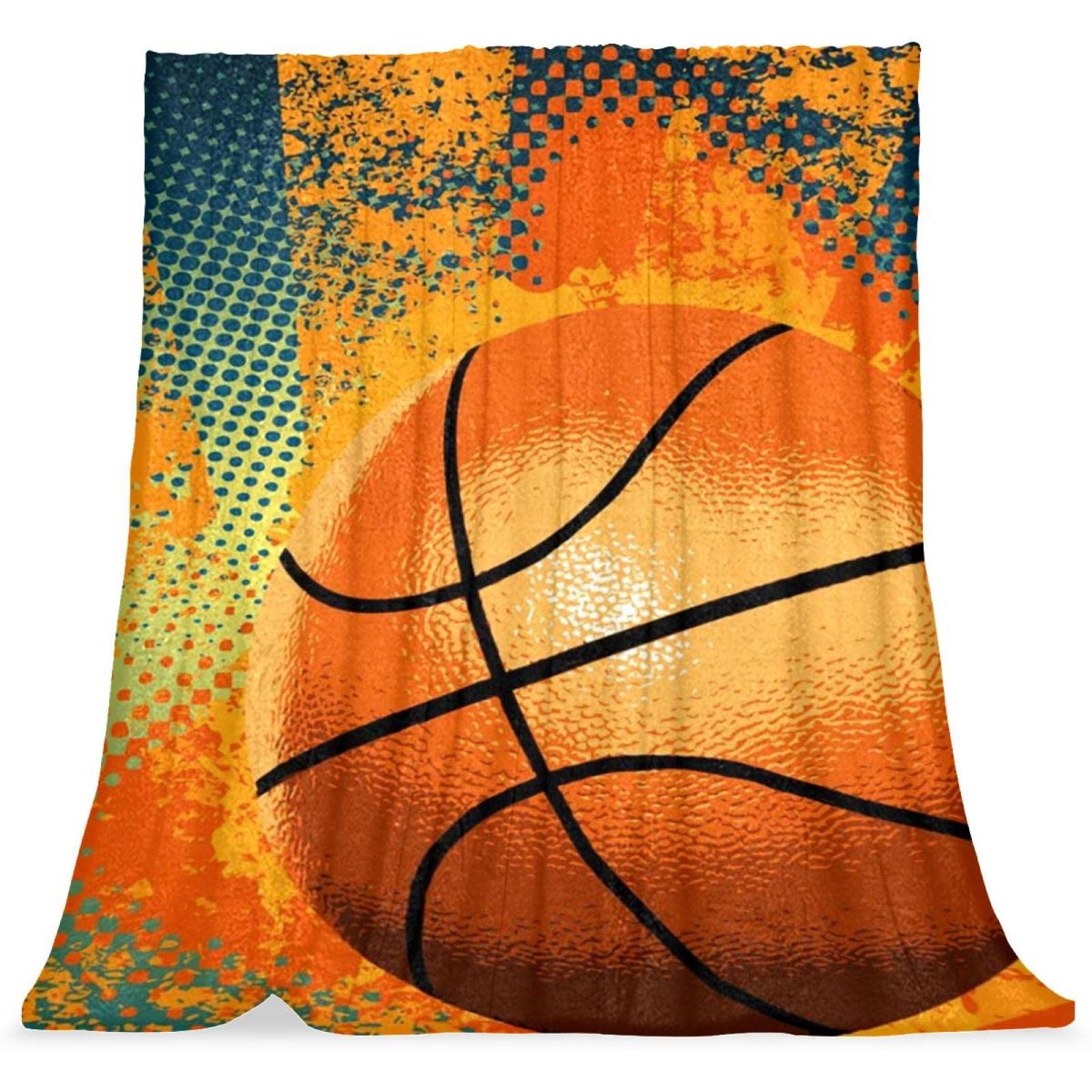 Couverture de lit de basket-ball pour chambre de garçon et fille