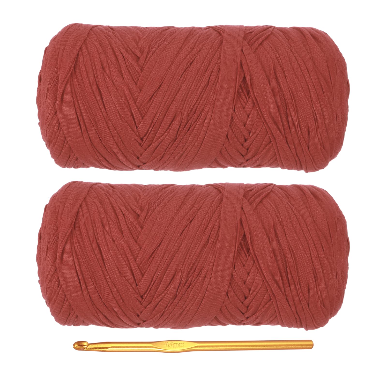 PATIKIL T-Shirt Yarn for Crocheting with 1 Crochet Hook