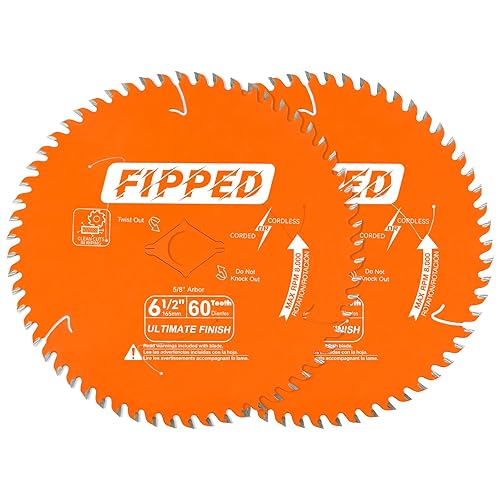 6-1/2 Inch 60 ATB Teeth Ultra Fine Finish Circular Saw