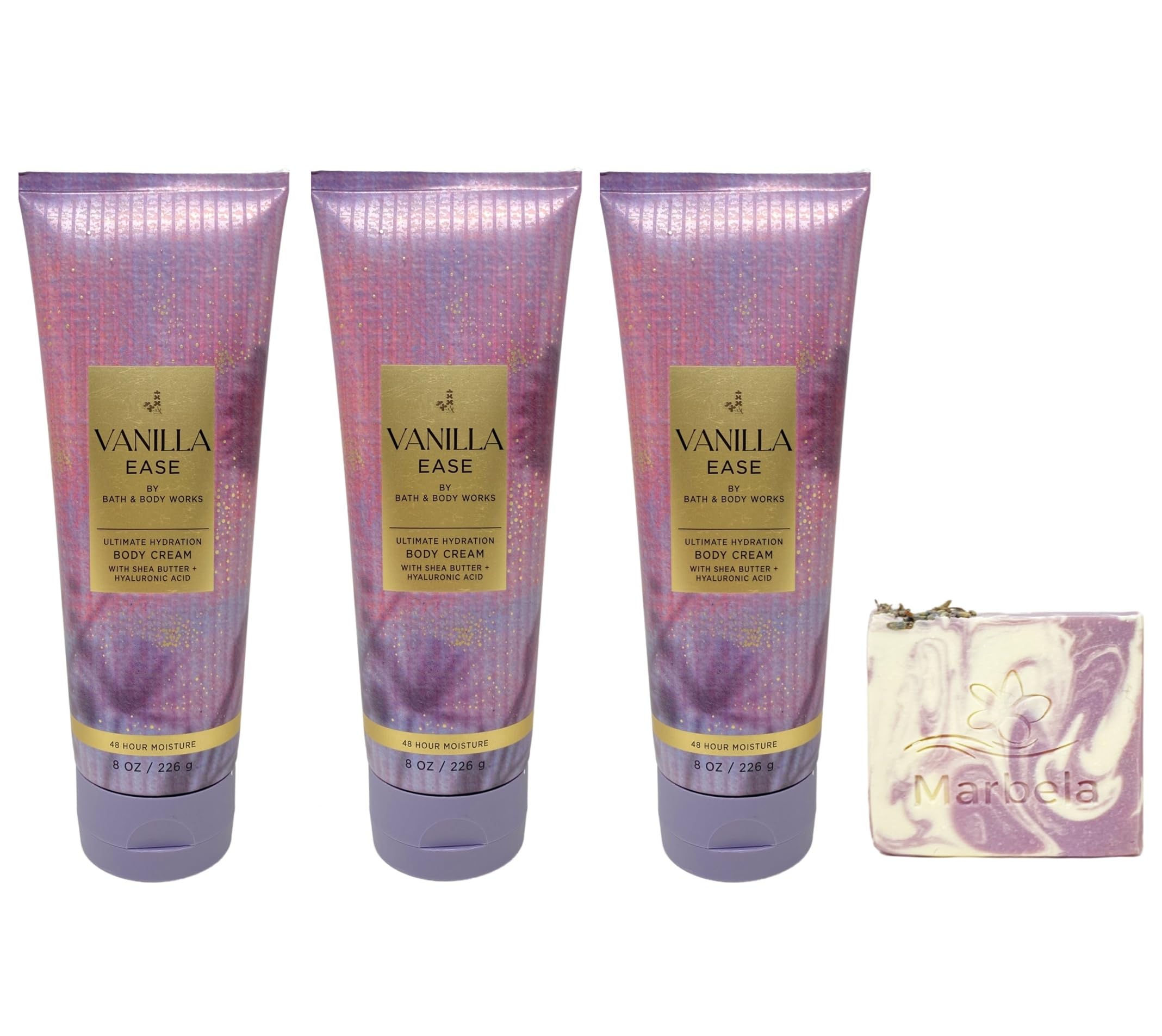 Amazon.com : Bath & Body Works Vanilla Ease 3 Pack Body Cream