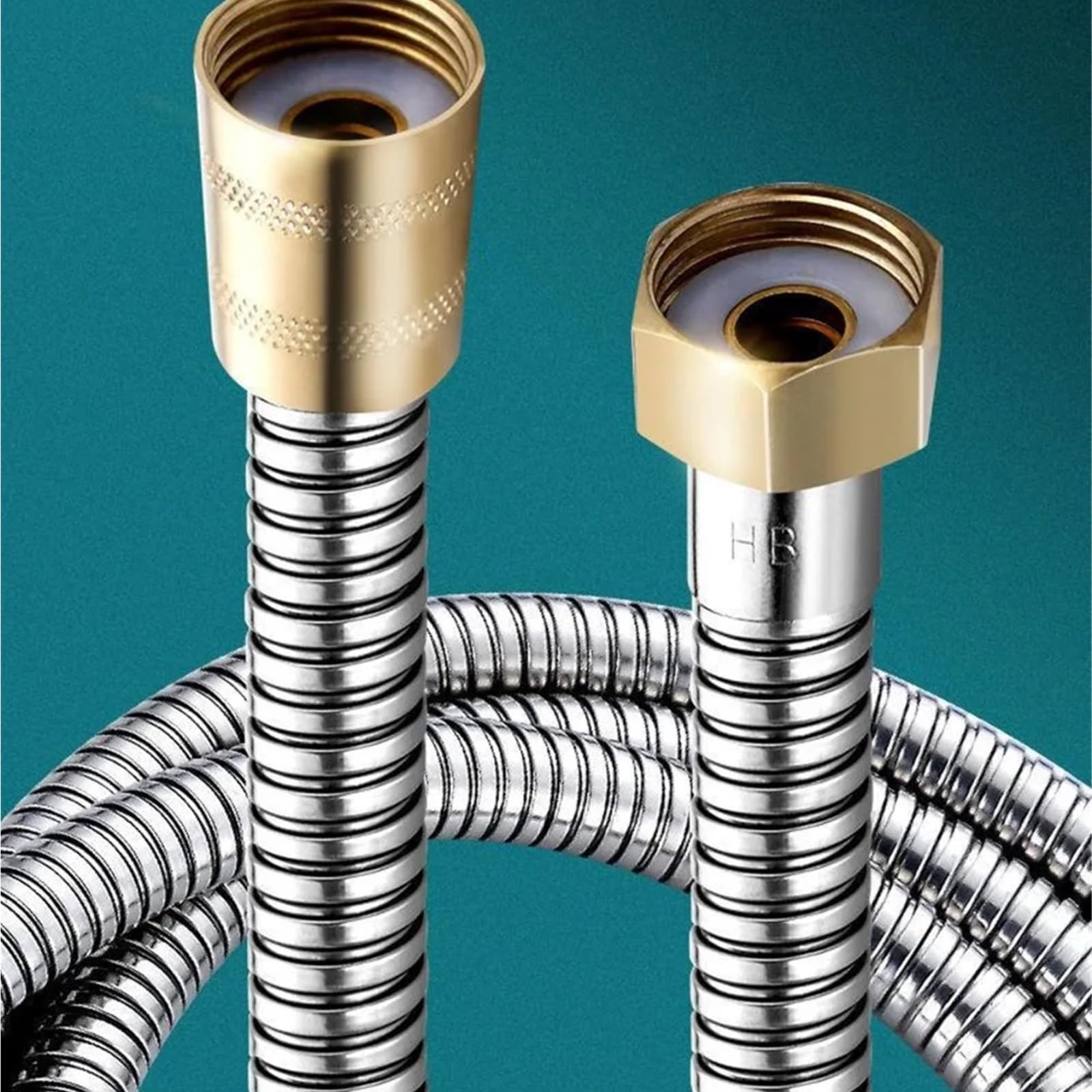 Manguera de ducha flexible de acero inoxidable y latón de 3,0 m, extensión de baño, tubo de fontanería, accesorios para una fácil instalación