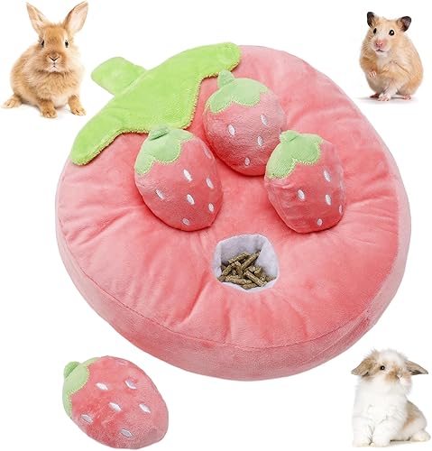 Miniatura 1 de Biggun Juguetes de forraje para conejos, juguetes novedosos para conejos, conejitos, animales pequeños, juguetes interactivos de enriquecimiento