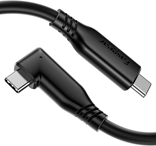 Fasgear Cable USB C a USB-C 3.2 Gen 2x2 de 3 pies, 20 Gbps 4K 60 Hz, cable de video USB C de 100 W, 5 A, PD tipo C, cable de carga rápida compatible