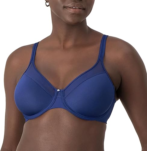 Bali Women's Seamless Underwire Bra, One Smooth U Smoothing Underwire Bras for Women, Convertible Straps, Ultra Light