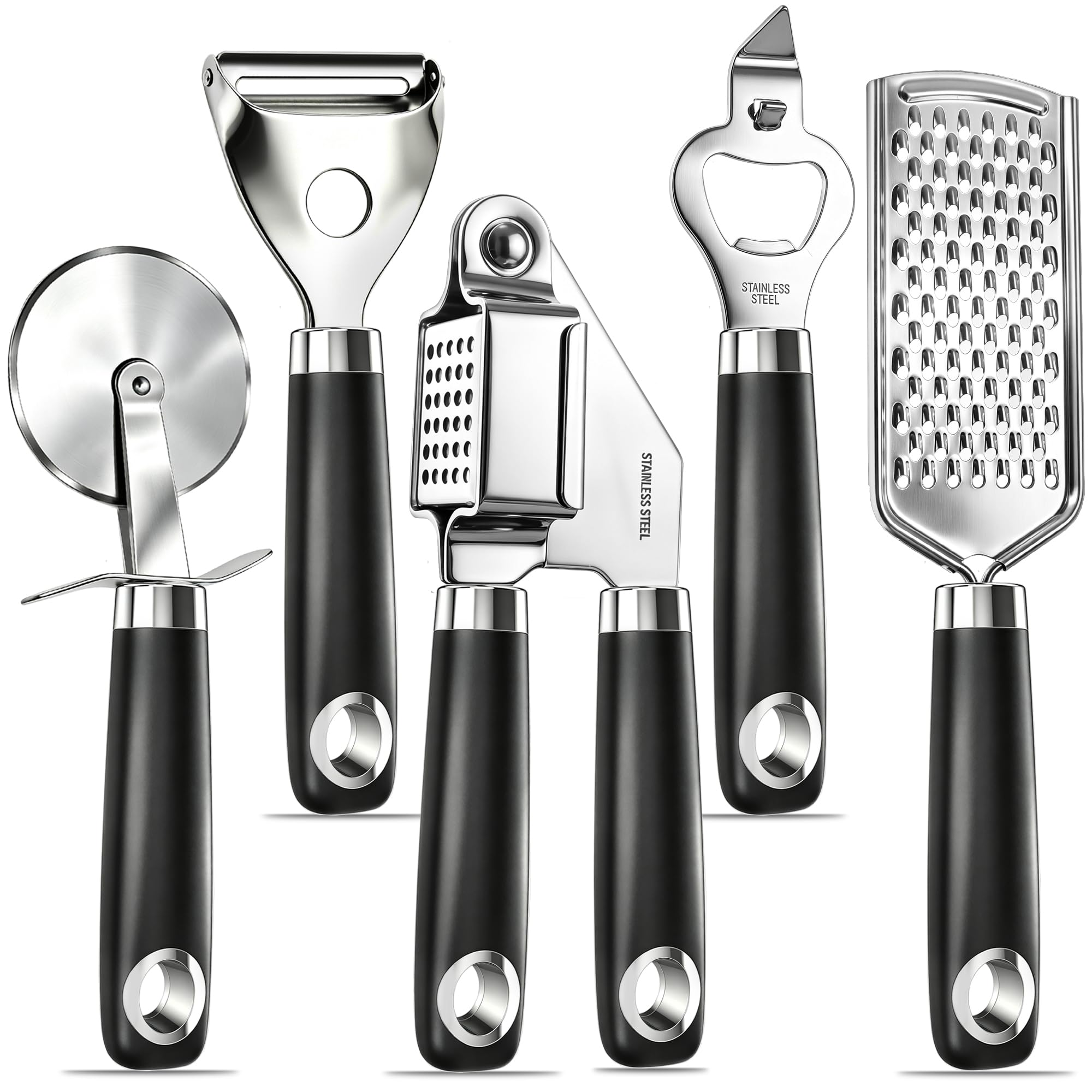 MUJINON 14" Spatula Set - Stainless Steel Kitchen Utensils -10 MUJINON 14" Spatula Set - Stainless Steel Kitchen Utensils -10