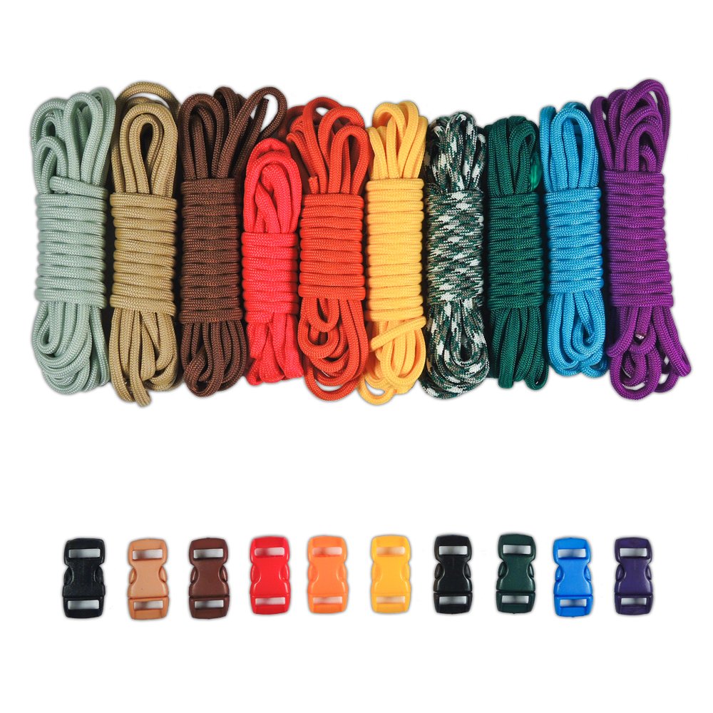 PARACORD PLANET 550lb Type III Paracord Combo Crafting Kits with Buckles — view 39