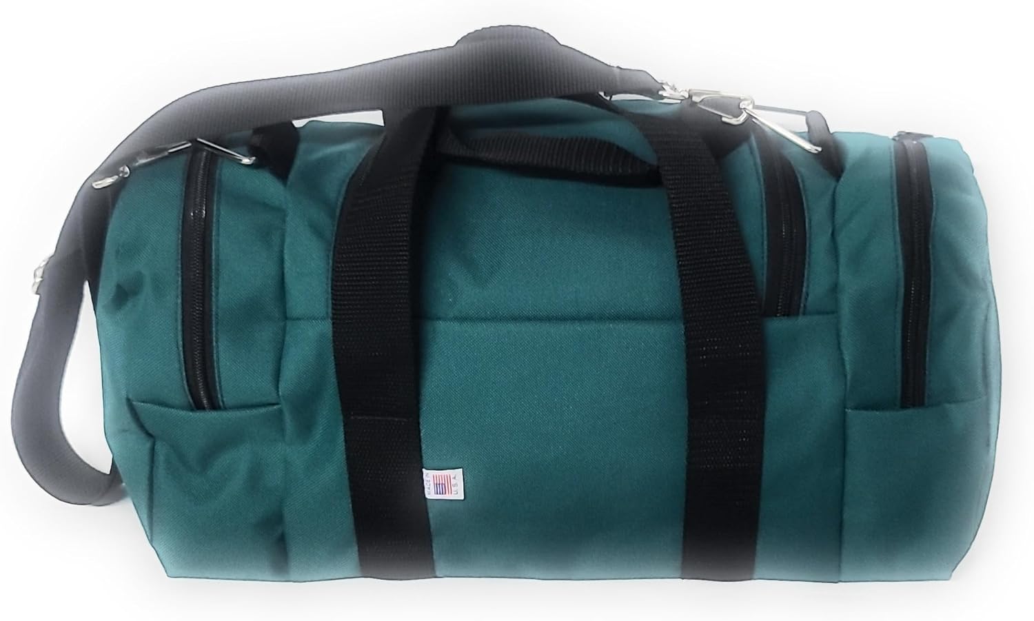 Gym Or Travel Bag Holds Personal Items,Towel, Change Of Clothes, Front Pocket For Cellphone, Keys Id And Wallet Made In USA.