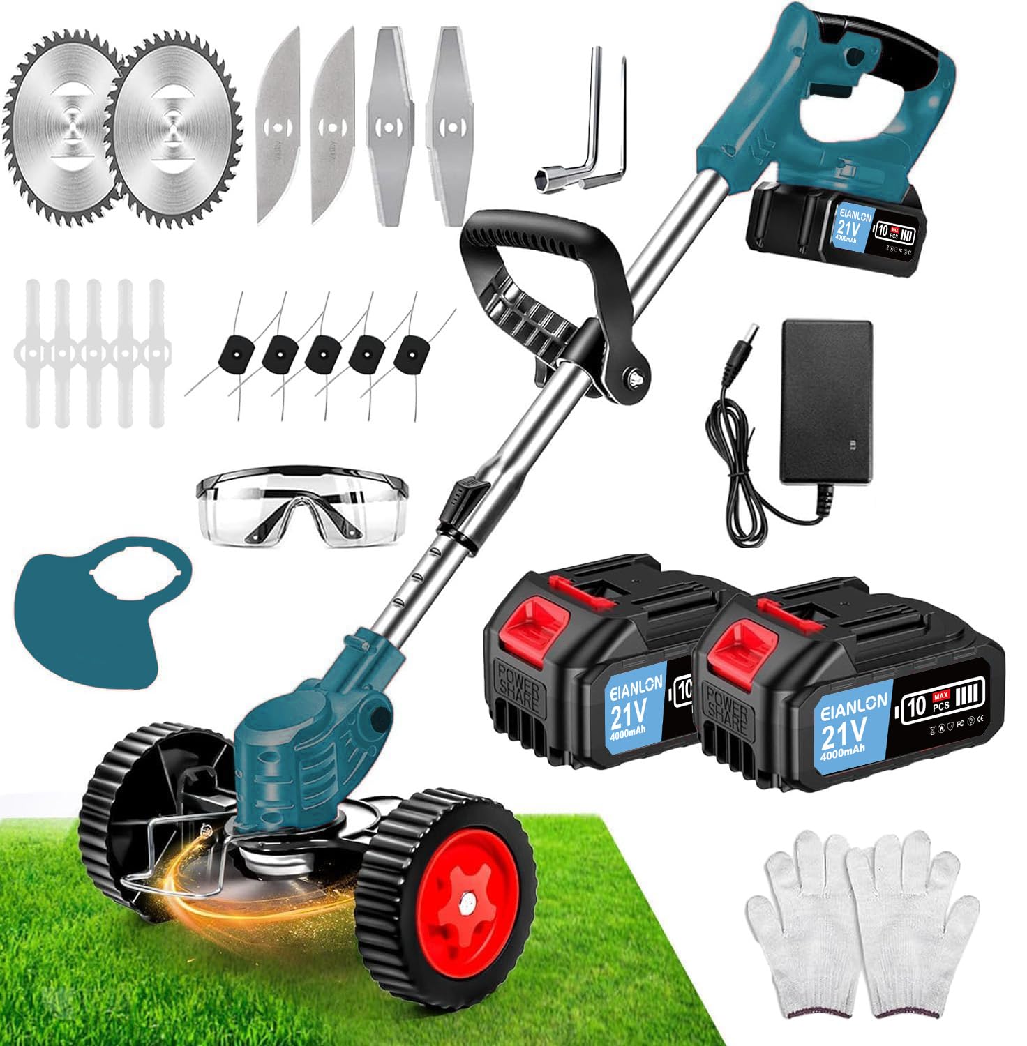 Amazon.co.jp: 【2025強化版】草刈り機 充電式 EIANLON コードレス 芝