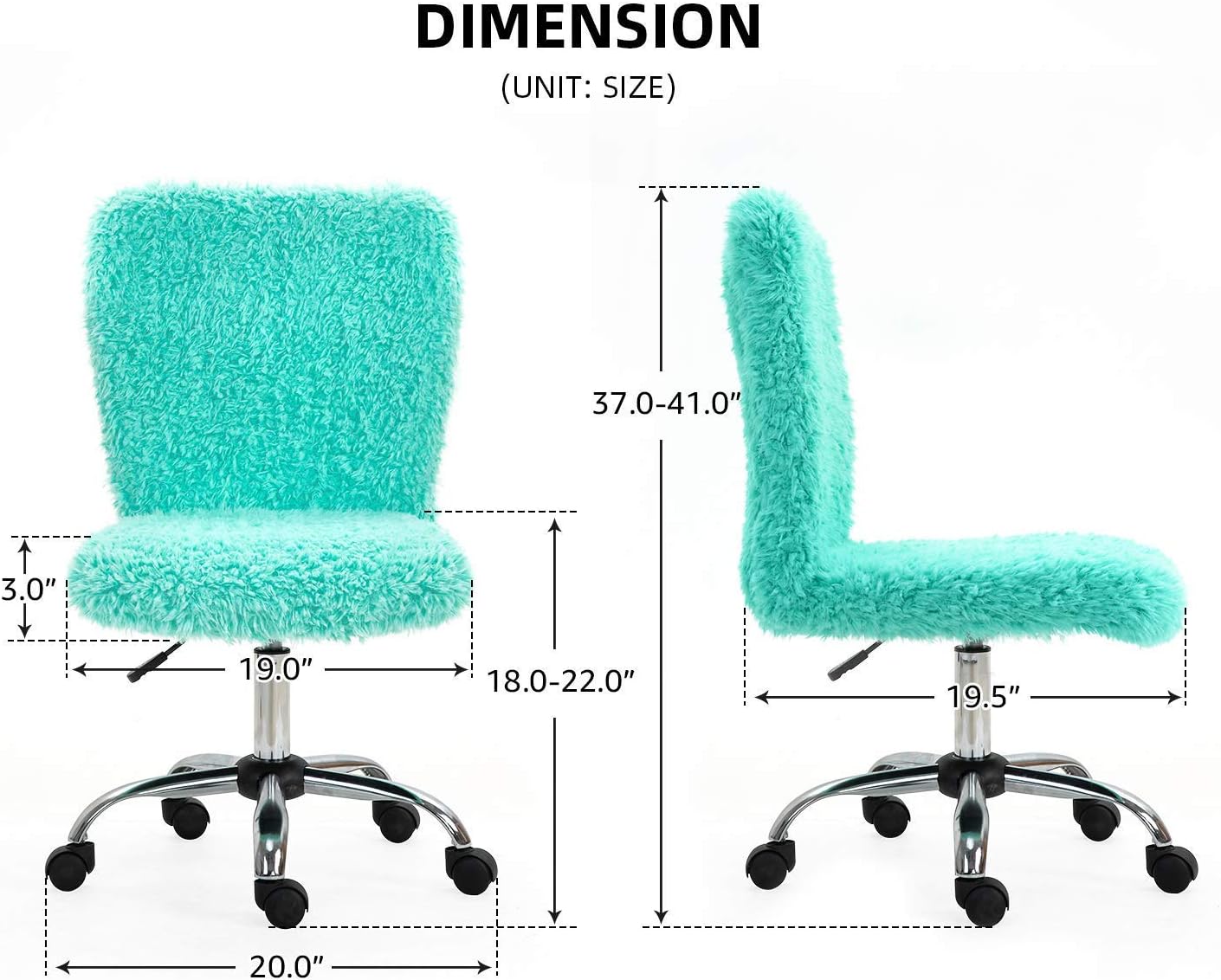 Buy Seatzone Faux Fur Desk Chair Buy Seatzone Faux Fur Desk Chair