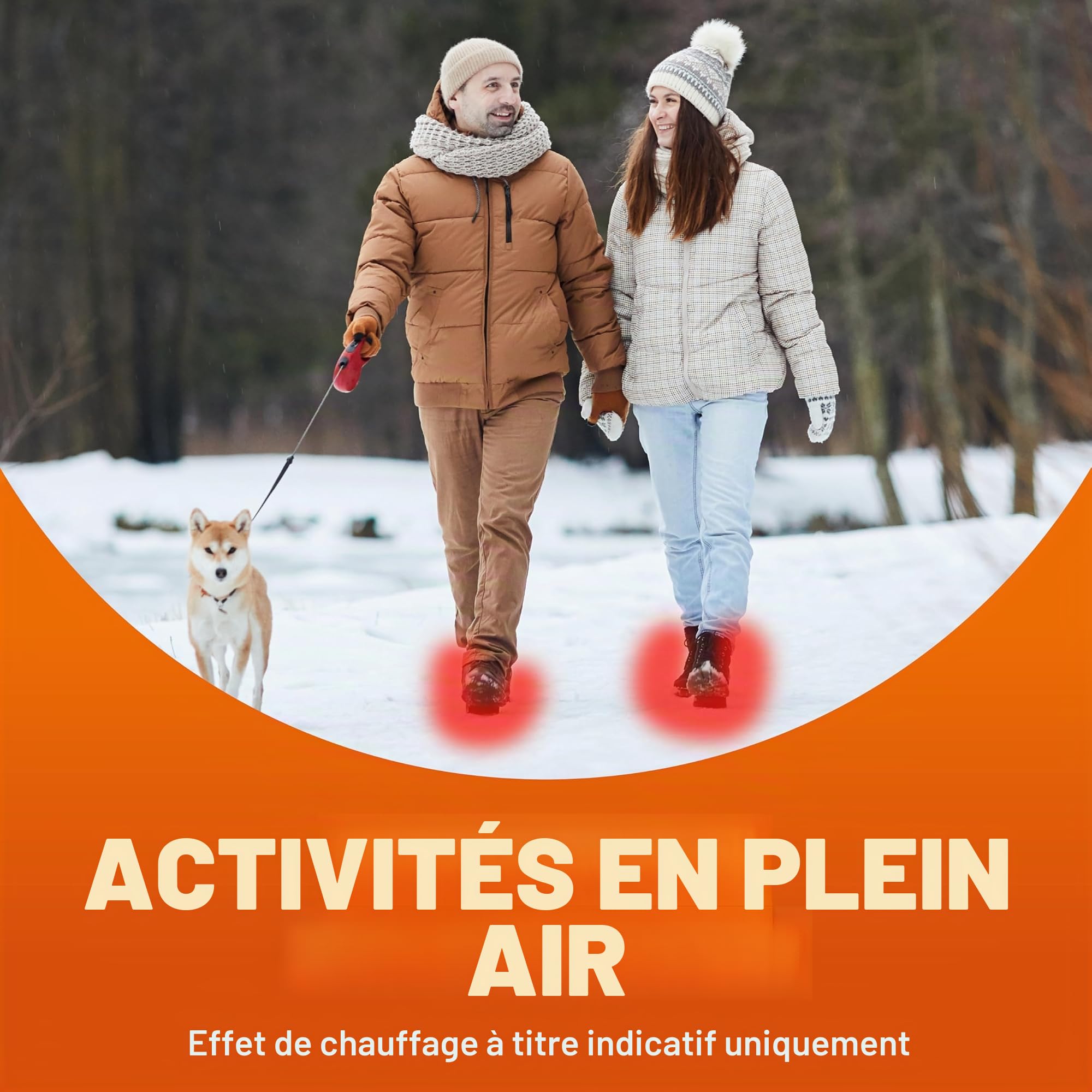 Lot de 40 paires de chauffe-pieds Hot Hands