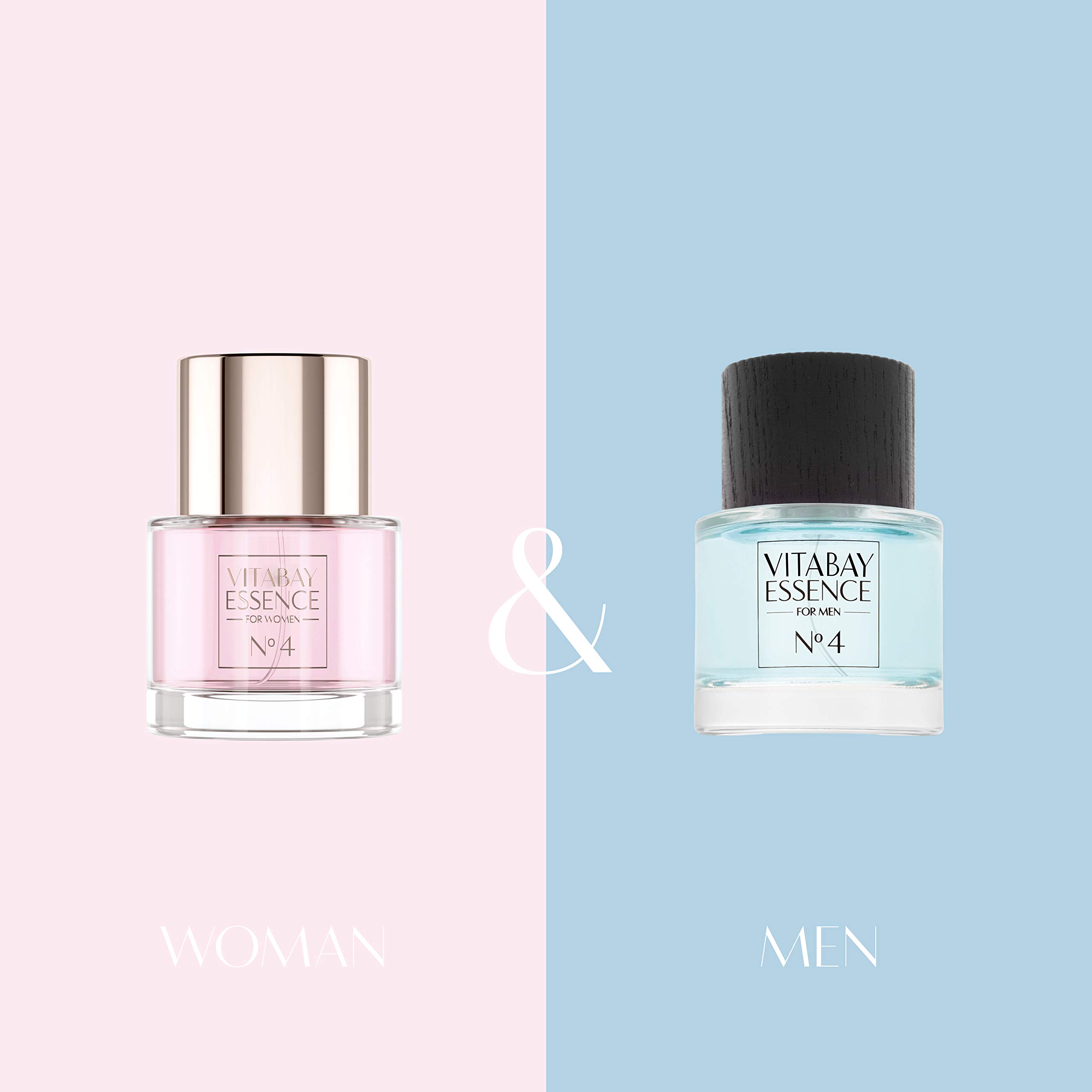 Vitabay Essence for Women No.5 - woda perfumowana dla kobiet 50 ml | Eleganckie perfumy damskie z 10% olejkiem perfumowanym - goryczka pomarańczowa & jaśmin - perfumy damskie - woda perfumowana