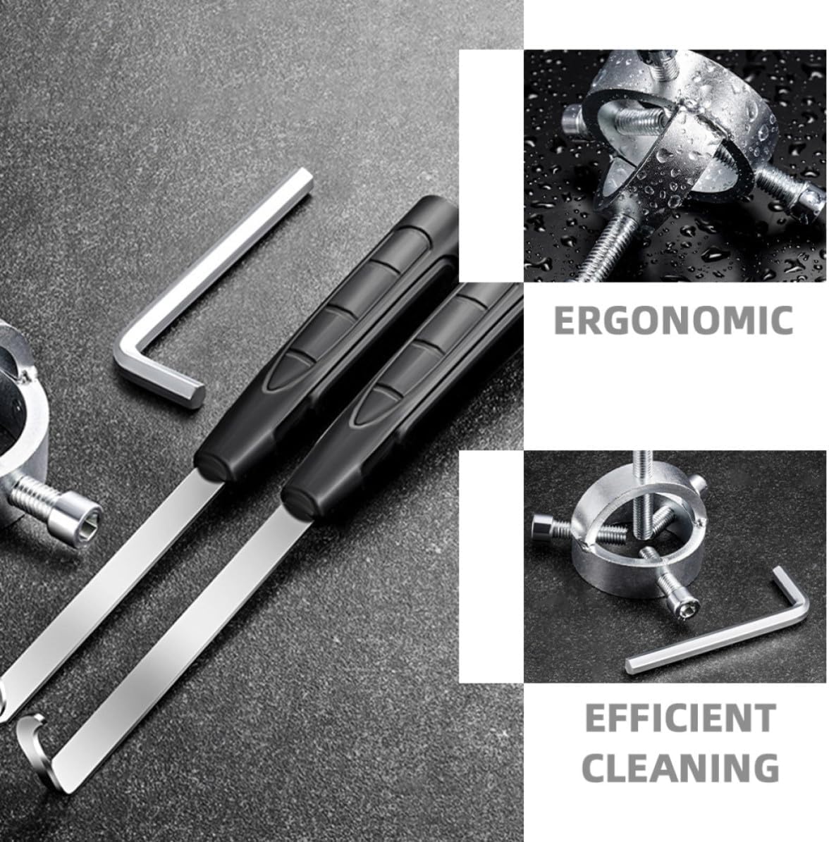 BESPORTBLE Engine Turbo Gap Tool Steel Plastic Wrench Scrapers