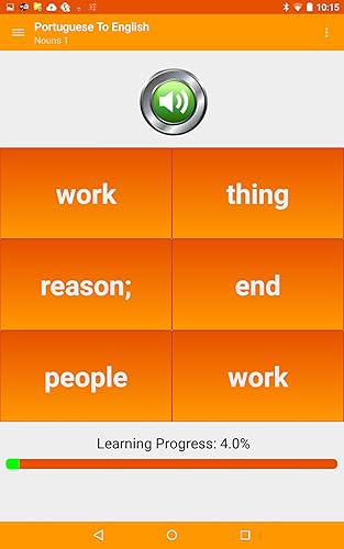 Learn Portuguese Vocabulary Lite