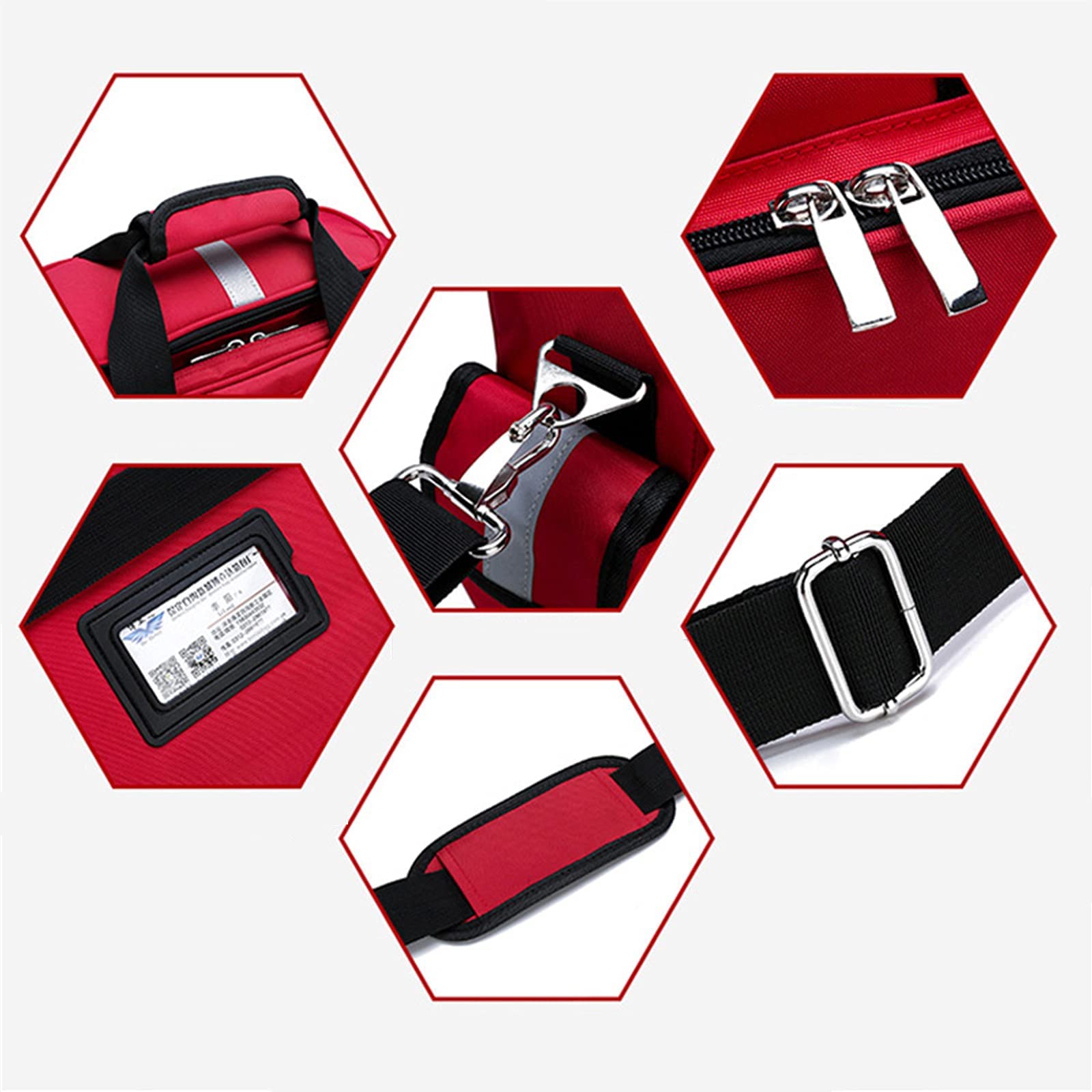 Kit per il primo soccorso impermeabile, kit per il primo soccorso, kit trauma professionale con scomparti etichettati per auto, escursionismo, campeggio, viaggi e ciclismo (Solo imballaggio Empty
