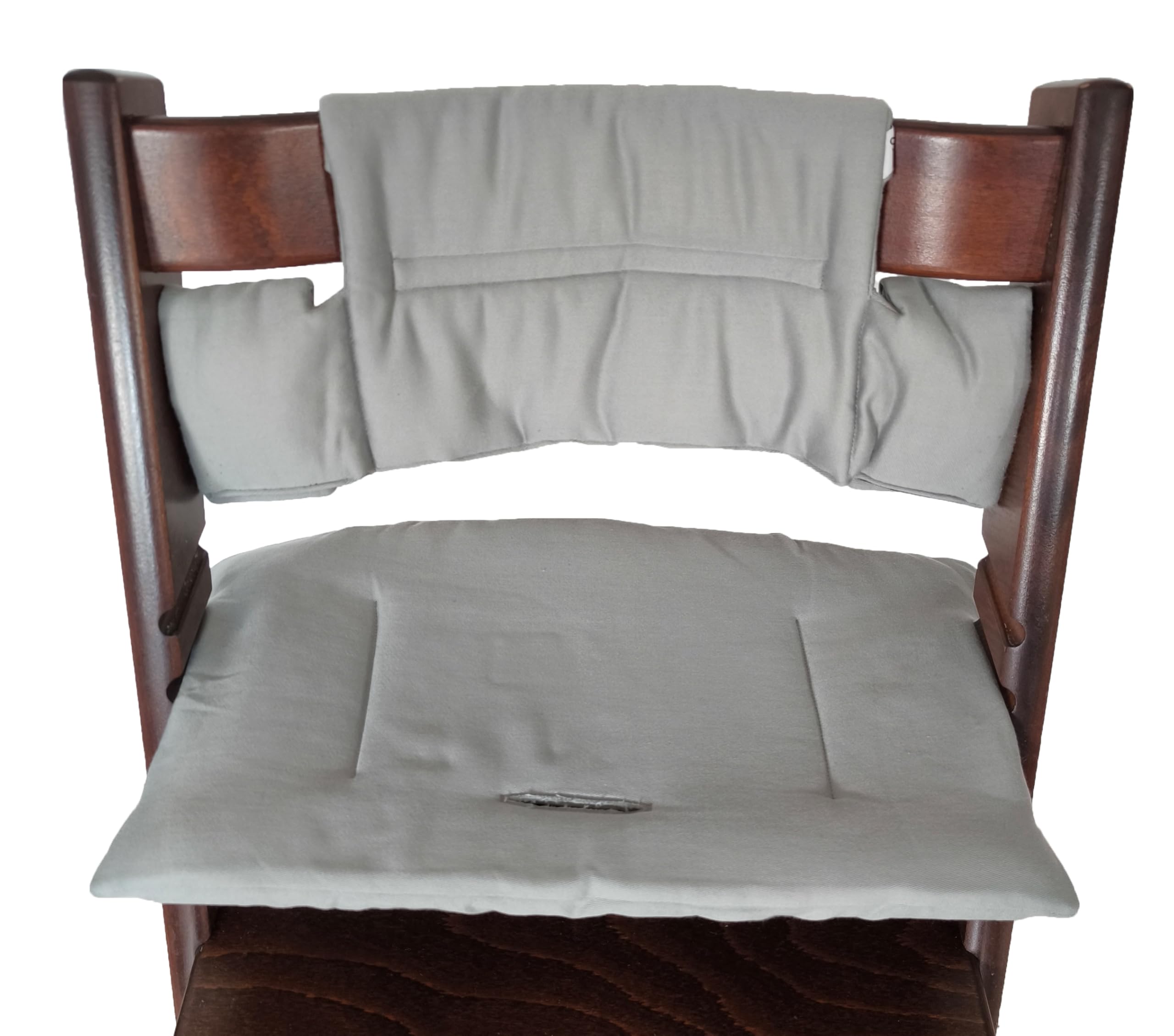Kadem® Zitkussen 100% biologisch katoen | Classic kussen stoelbekleding hoge stoel kussen | 2-delig geschikt voor Stokke Tripp Trapp kinderstoel | machinewasbaar eenvoudige snelle bevestiging | grijs Kadem® Zitkussen 100% biologisch katoen | Classic kussen stoelbekleding hoge stoel kussen | 2-delig geschikt voor Stokke Tripp Trapp kinderstoel | machinewasbaar eenvoudige snelle bevestiging | grijs