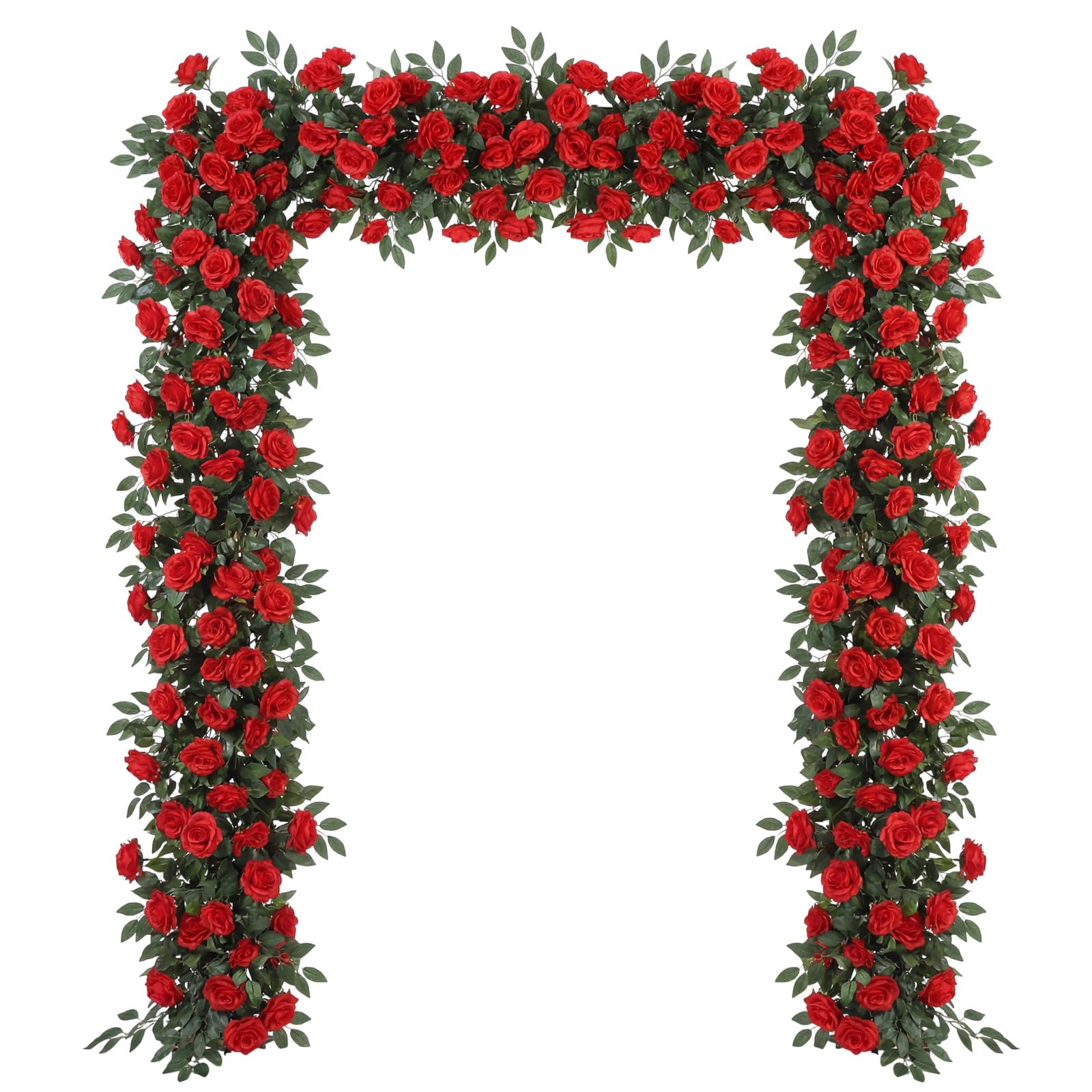 Amazon.com: Suncalla 8 Pack 6.56ft Artificial Rose Flower Garland