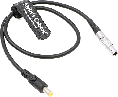Alvin's Cables Cable adaptador de corriente de 2 pines macho a CC para Teradek Bond de 18 pulgadas