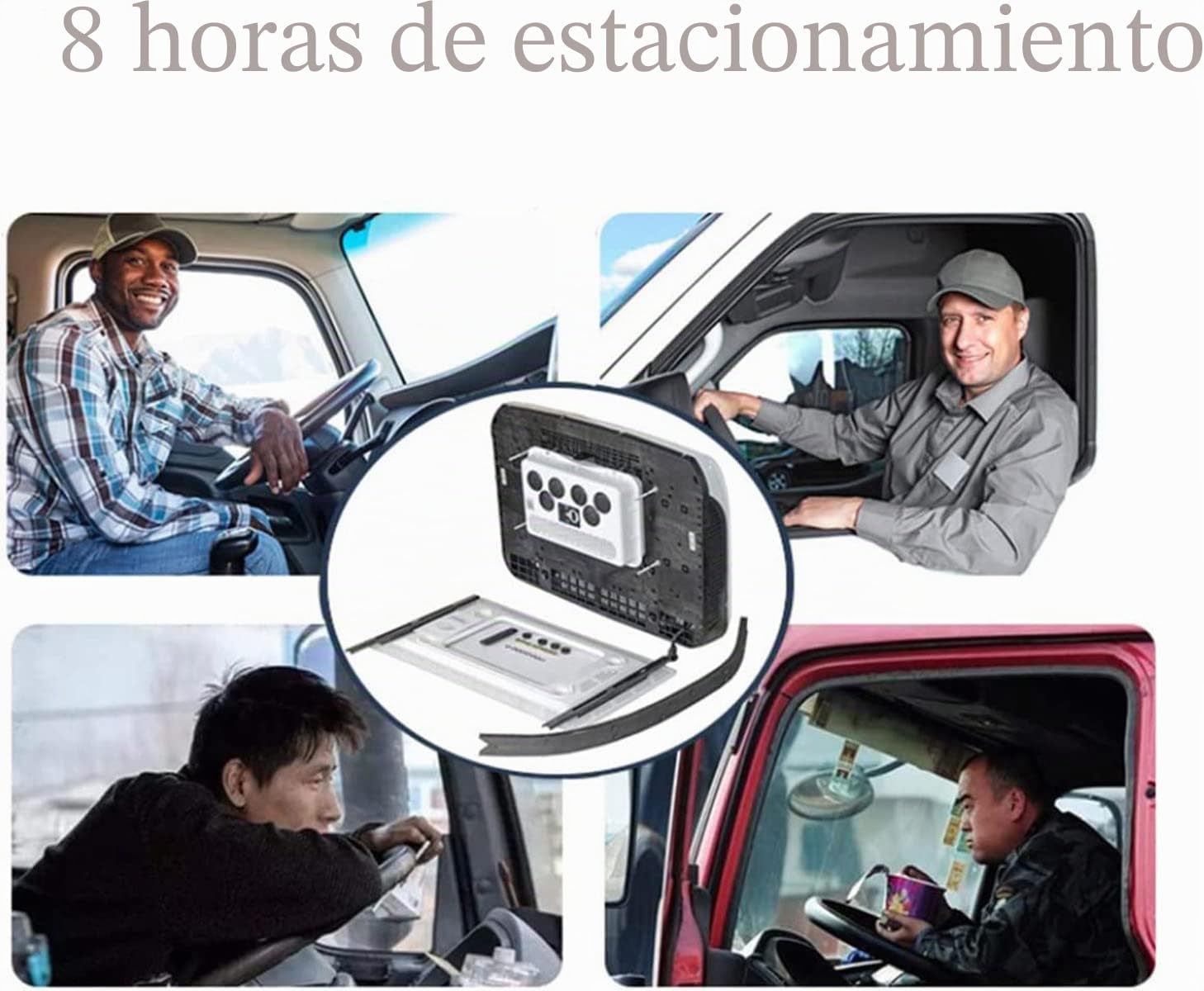 GLIvantad Aire Acondicionado Para Vehículos, Recreativos, Camiones, Autobuses, Autocaravanas, Vehículos Agrícolas, 12V/24V DC, Enfriamiento Rápido y Potente, Compresor Scroll Eléctrico