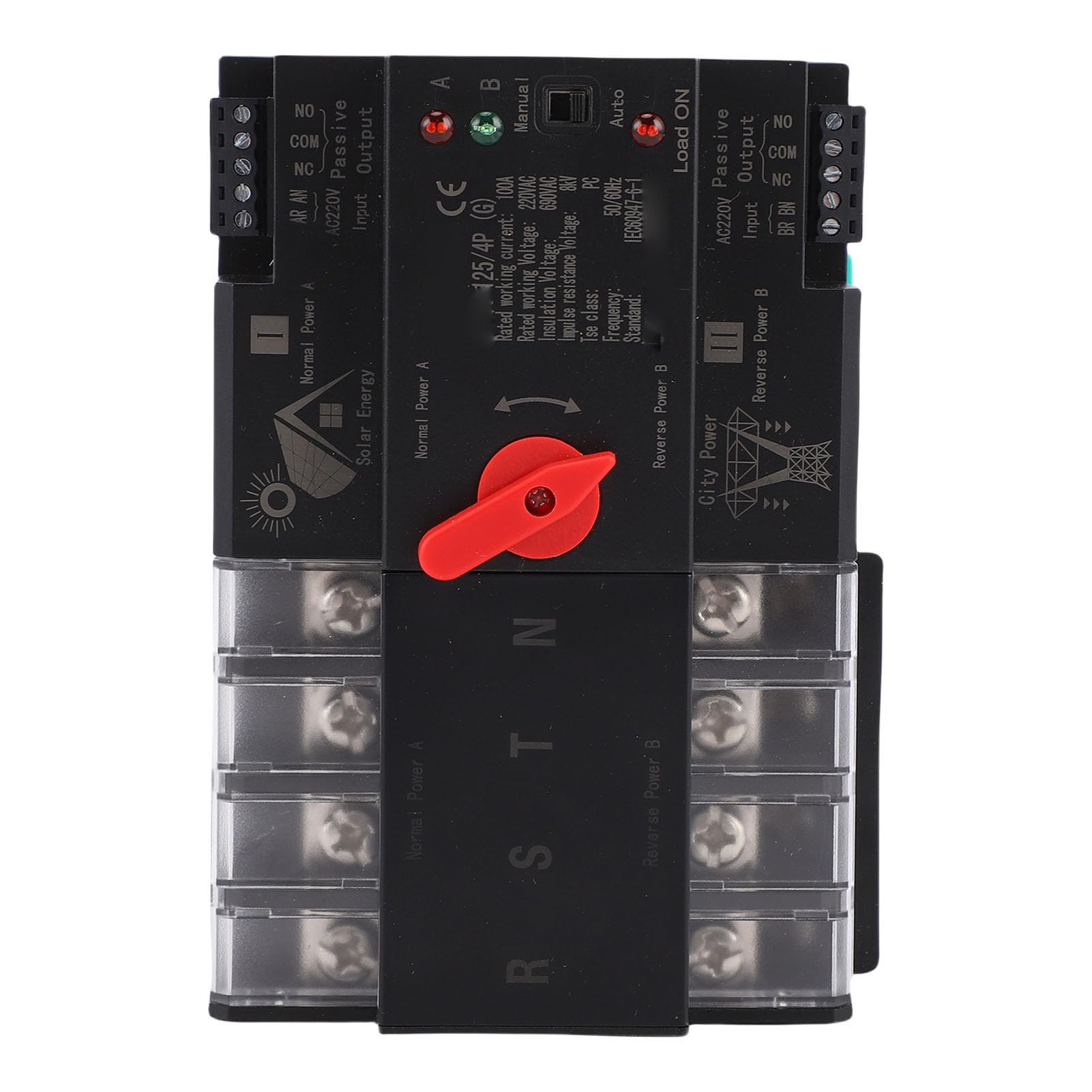 Commutatore automatico 4P 100A, Rete fotovoltaica ATS