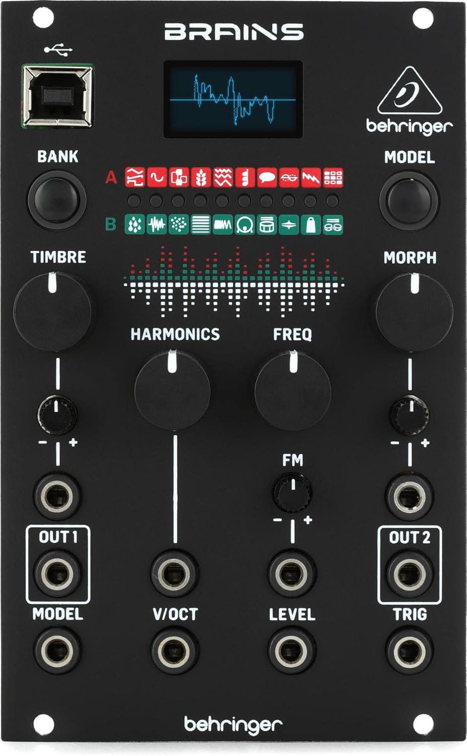 Behringer Brains Eurorack Module Front Panel