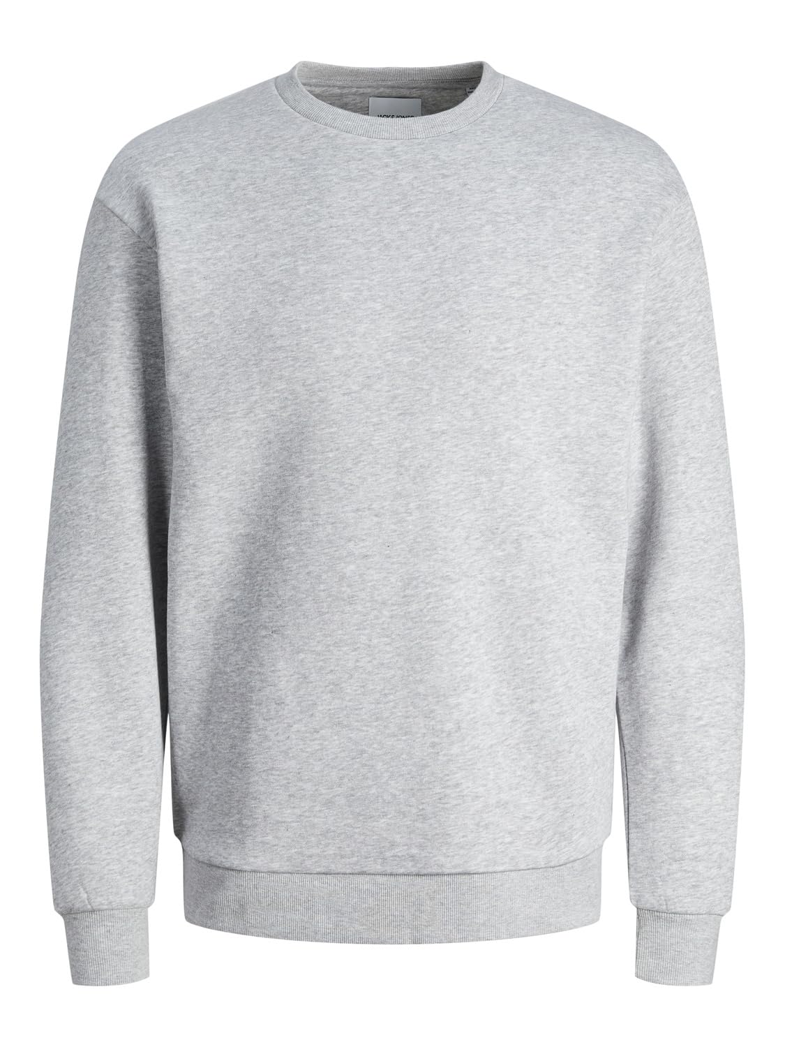 JACK & JONES Jjebradley Sweat Crew Noos Felpa, Chiaro Grigio Melange, M Uomo