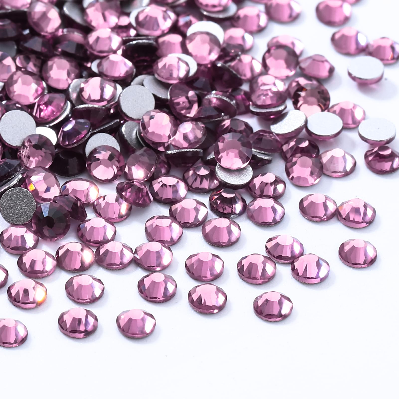 1440PCS Light Amethyst SS8 Flatback Rhinestones(2.3-2.5mm)