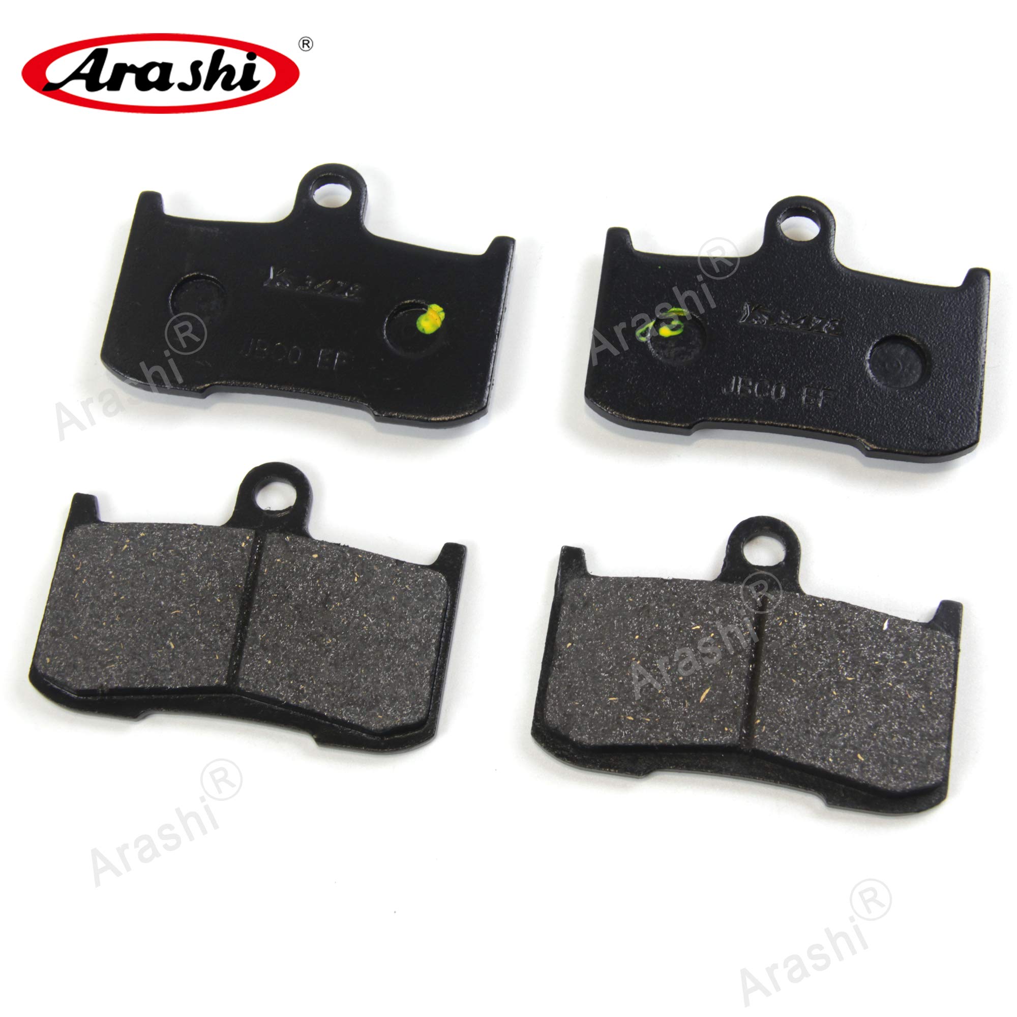 OaieEie 専用 Arashi Front Brake Rotors Disc and Pads Kit for Kawasaki