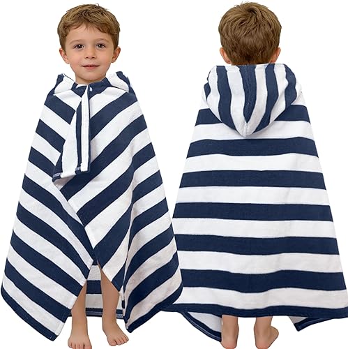 Vista 29 de VOOVA & MOVAS - Toallas para niños de 3 a 8 años, 30 x 50 pulgadas, 100% algodón Gruesa Absorbente, toalla para playa piscina baño baño