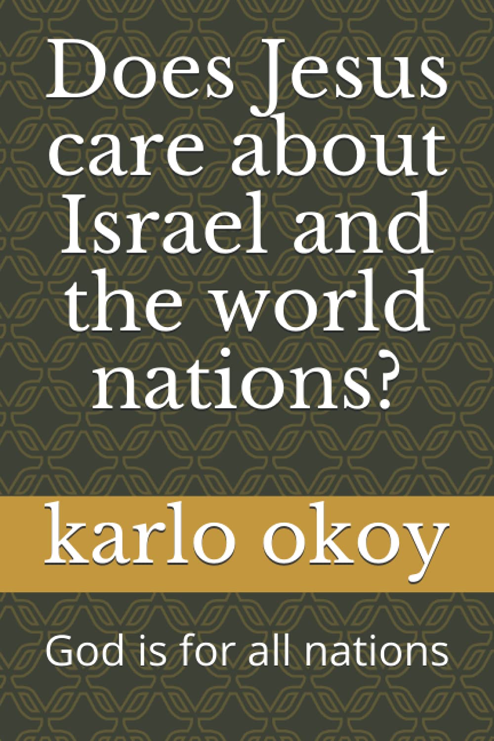 Does Jesus care about Israel and the world nations?: God is for all nations