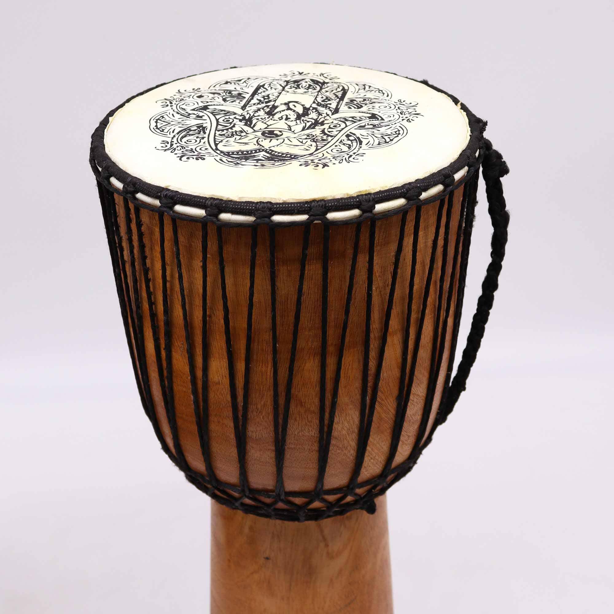 Ancient Wisdom Djembe tamburo fatto a mano - 50 cm