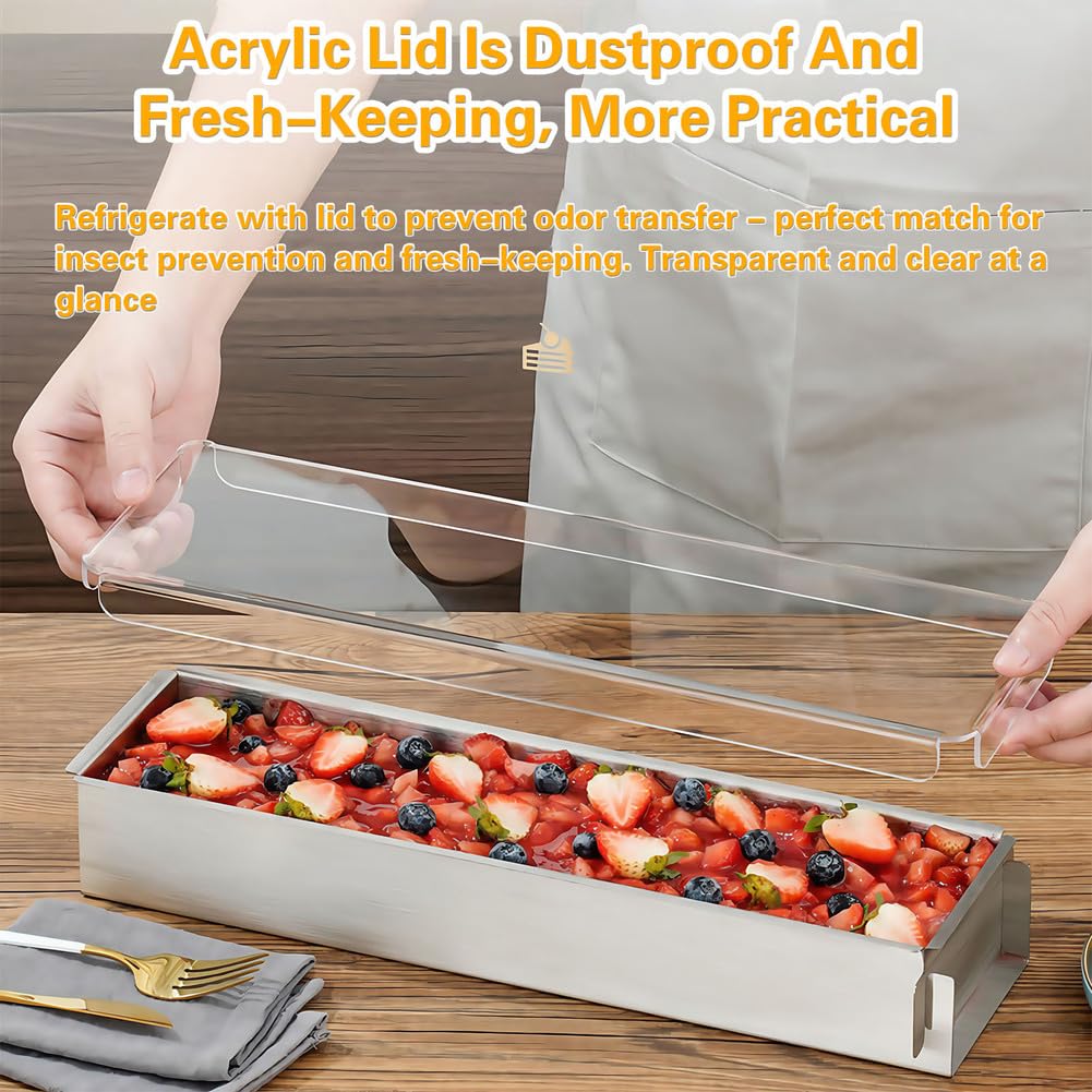 Rechteckige Kuchenform, Antihaft-Tiramisu-Formen, Aluminium-Legierung, Backblech für Tiramisu-Käsekuchen, verstellbare Kuchenform