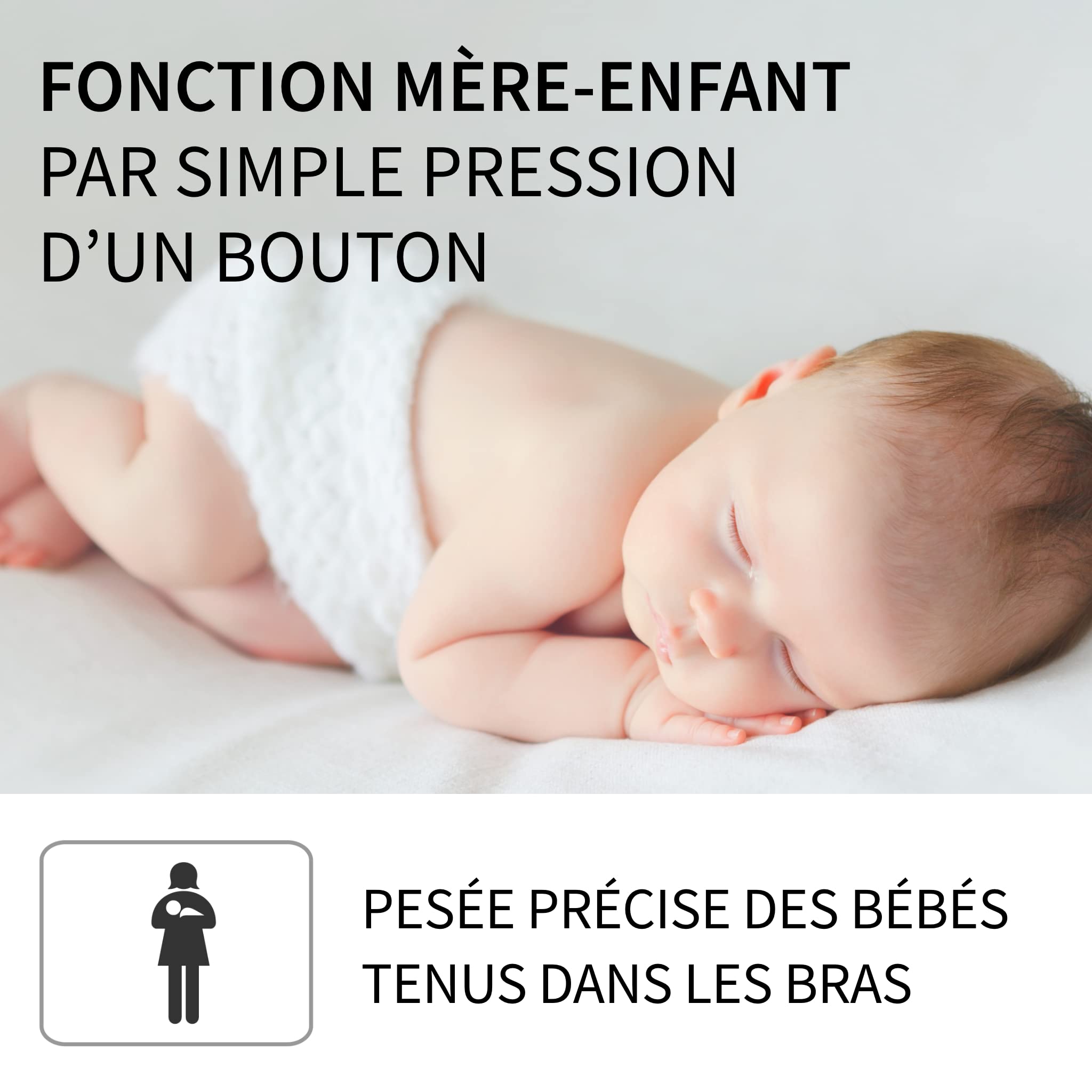 ADE Pèse-personne numérique | Jusqu'à 200 kg | Surface de pesée extra large et antidérapante | Pèse-personne pour personnes âgées avec grand écran à matrice de points rouges