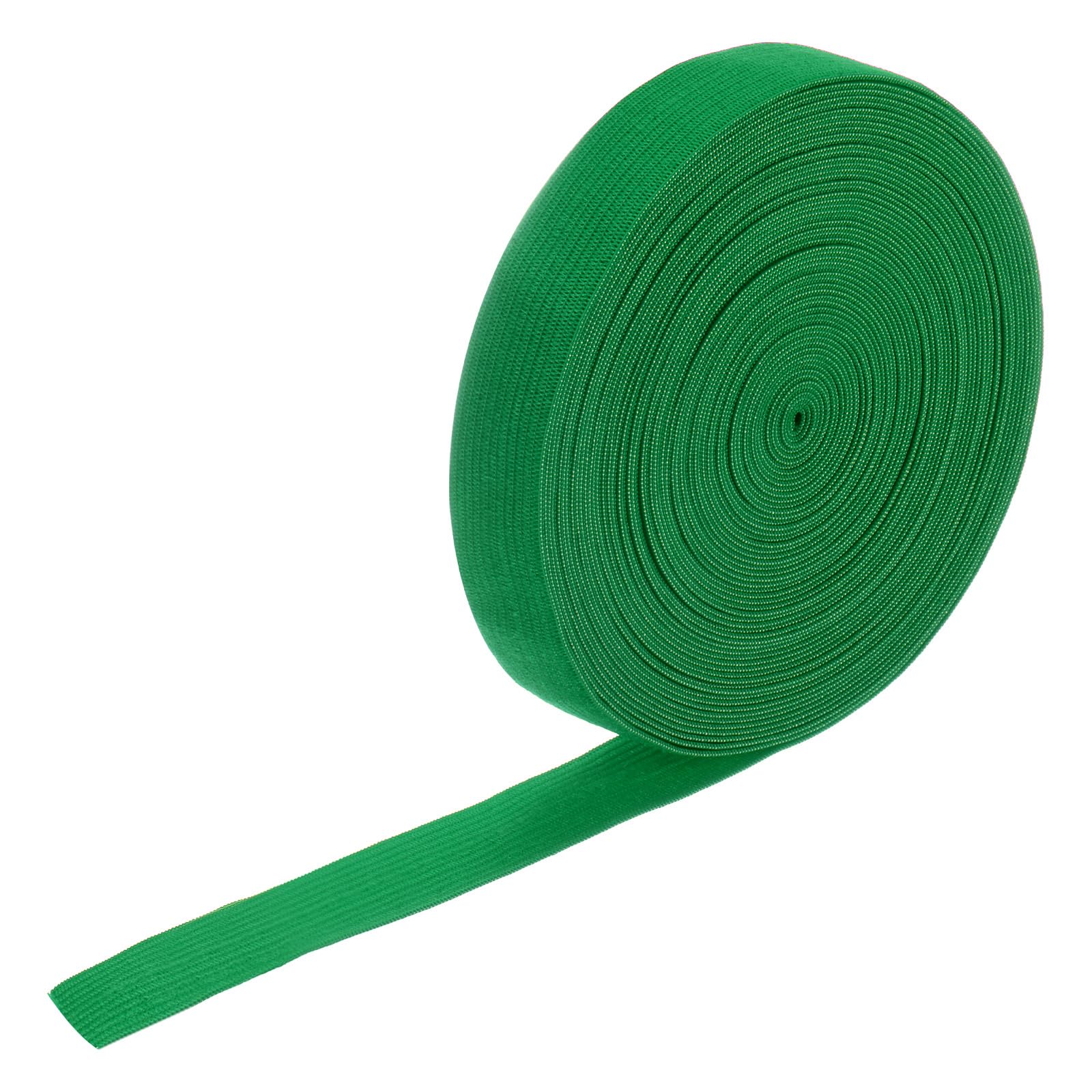 M METERXITY Elastic Bands for Sewing, 0.8 Inch 11 Yards Roll of High Elasticity Knit Elastic Spool, Elastic for Sewing Waistband/Wigs/Pants/Crafts DIY Stretchy Ribbon [Emerald Green]