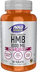 HMB 1000mg (90 tablets) Now Foods