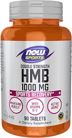 HMB 1000mg (90 tablets) Now Foods