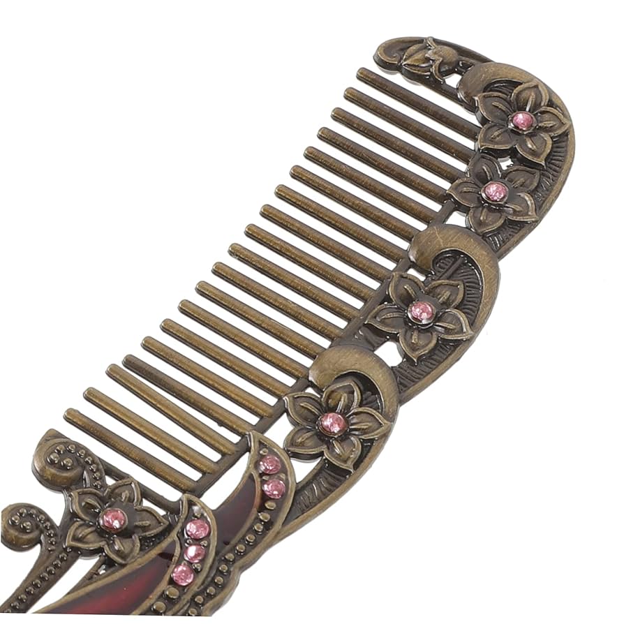 Amazon.co.jp: 1 セット レトロな手鏡 金属製の化粧鏡 手鏡