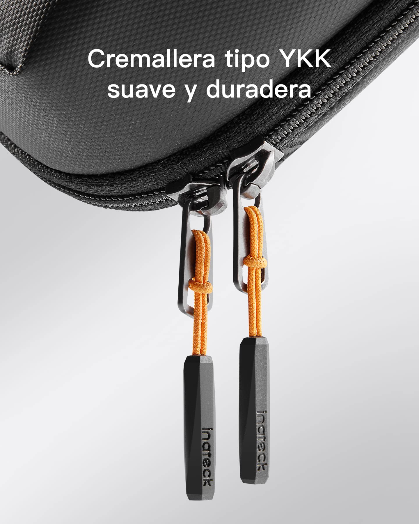 Inateck Organizador Cables Viaje, Bolsa con Asa para Accesorios Resistente a Las Salpicaduras, Bolsa Organizadora de Artilugios, Organizador de Cables USB