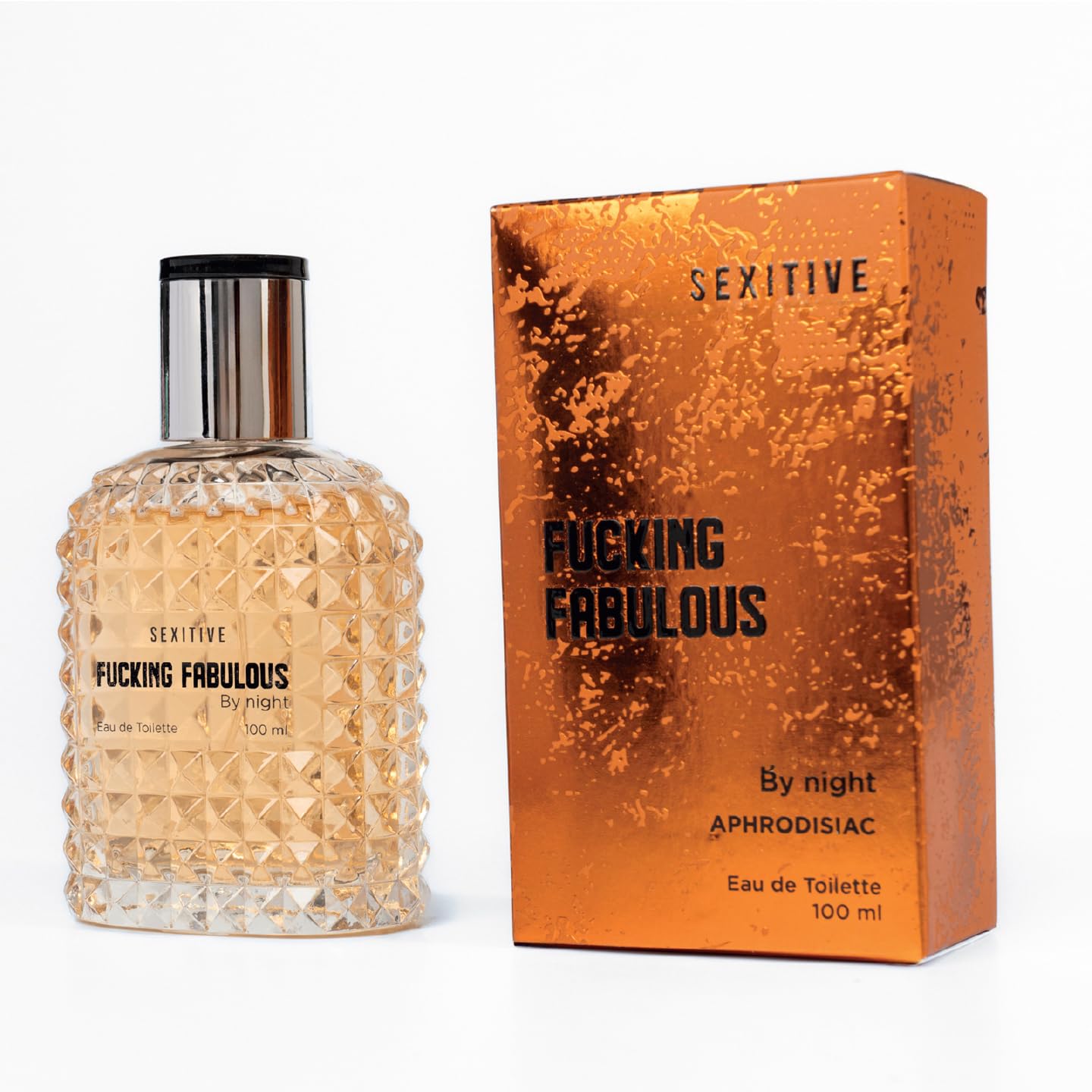 FUCKING FABULOUS Perfume para hombre con feromonas. Deseo Absoluto. Fragancia intensa. Oud, Ámbar y Almizcle. Aroma, profundo y seductor. Perfume masculino. Pheromone Strong. 100 ml