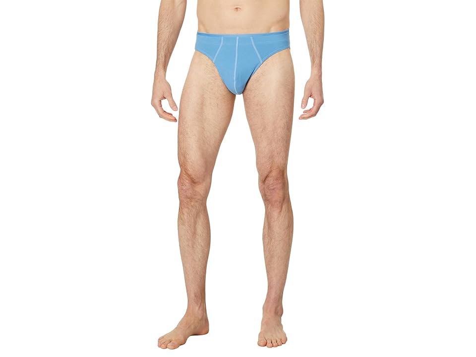 2(X)IST Modal Rib Low Rise Brief (Lichen Blue) Men's Underwear INTERNATIONAL SHIPPING