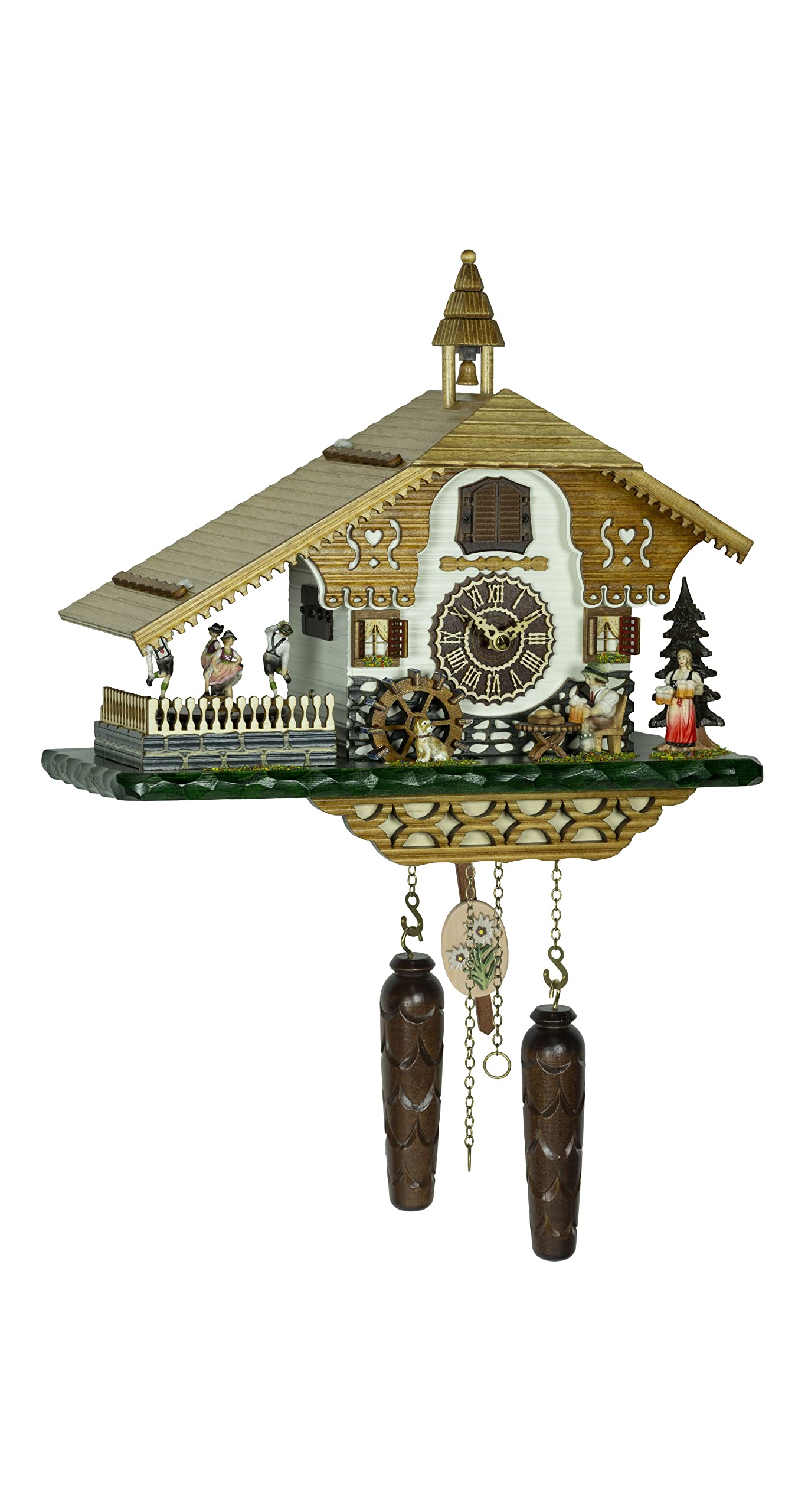 Pendule à coucou à quartz Maison de Forêt Noire avec mus.. TU Pendule à coucou à quartz Maison de Forêt Noire avec mus.. TU
