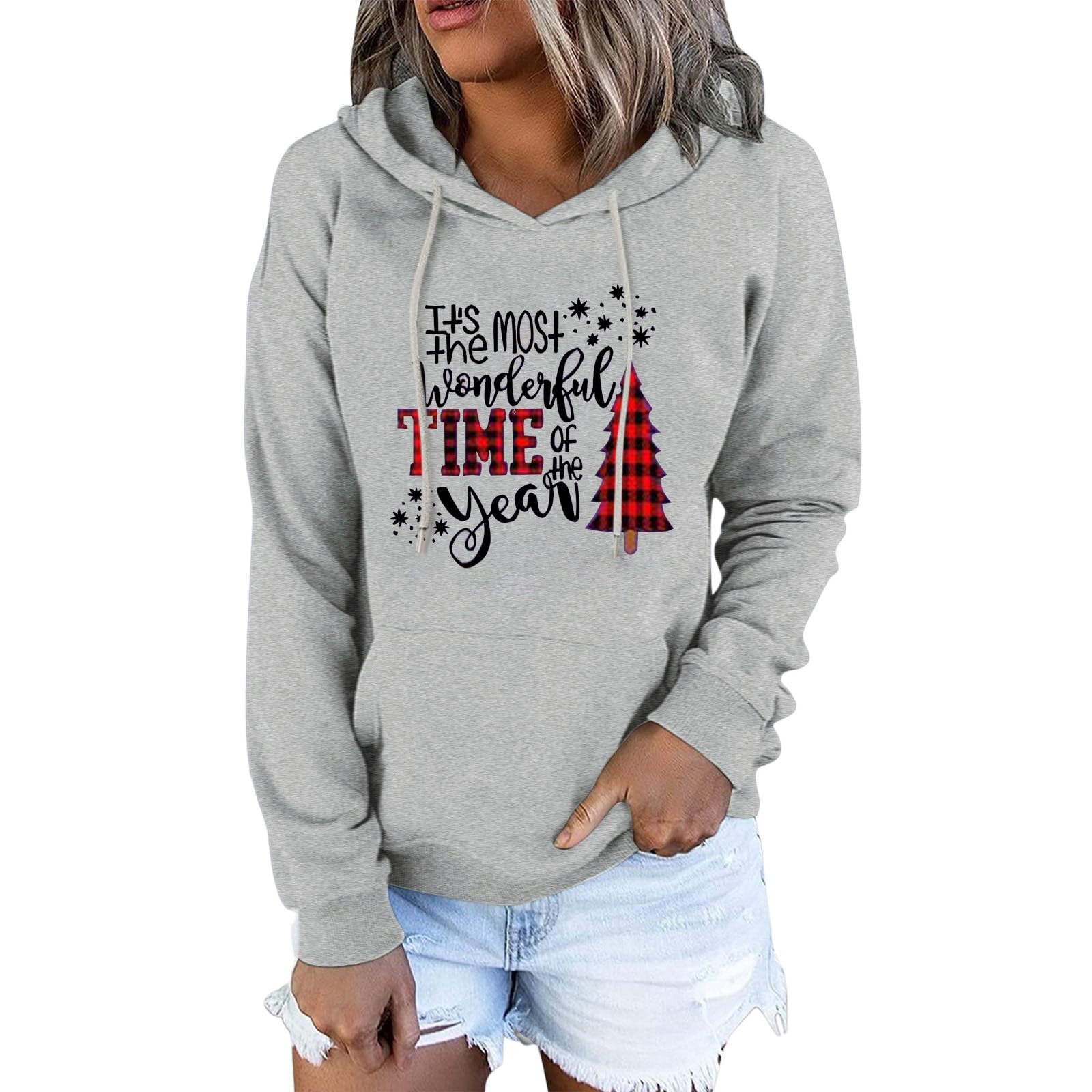 Sweat-shirt de Noël coupe ample fini les pulls d'hiver qui grattent - 6